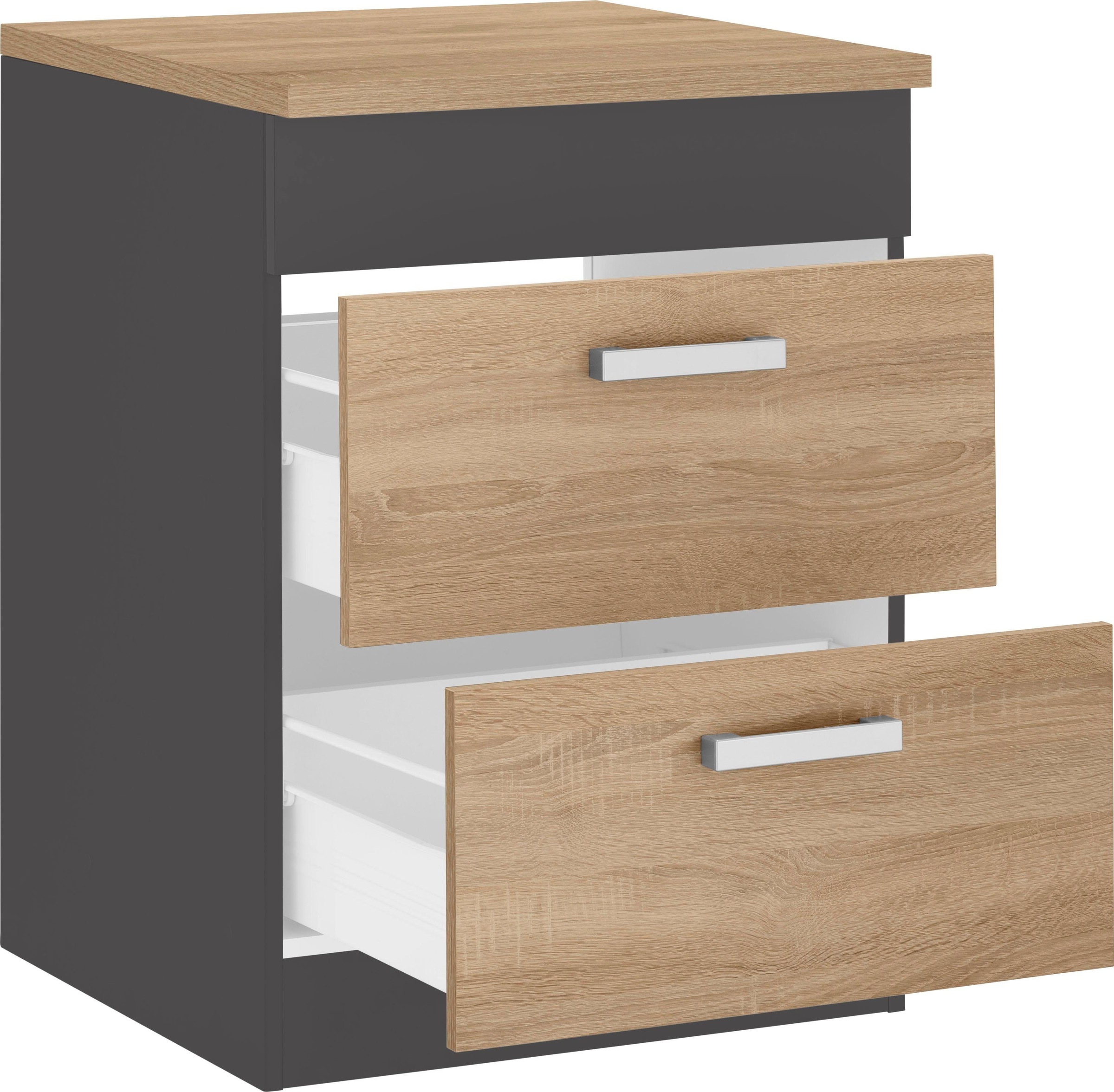 KOCHSTATION Kochfeldumbauschrank »KS-Gera«, Breite 60 cm