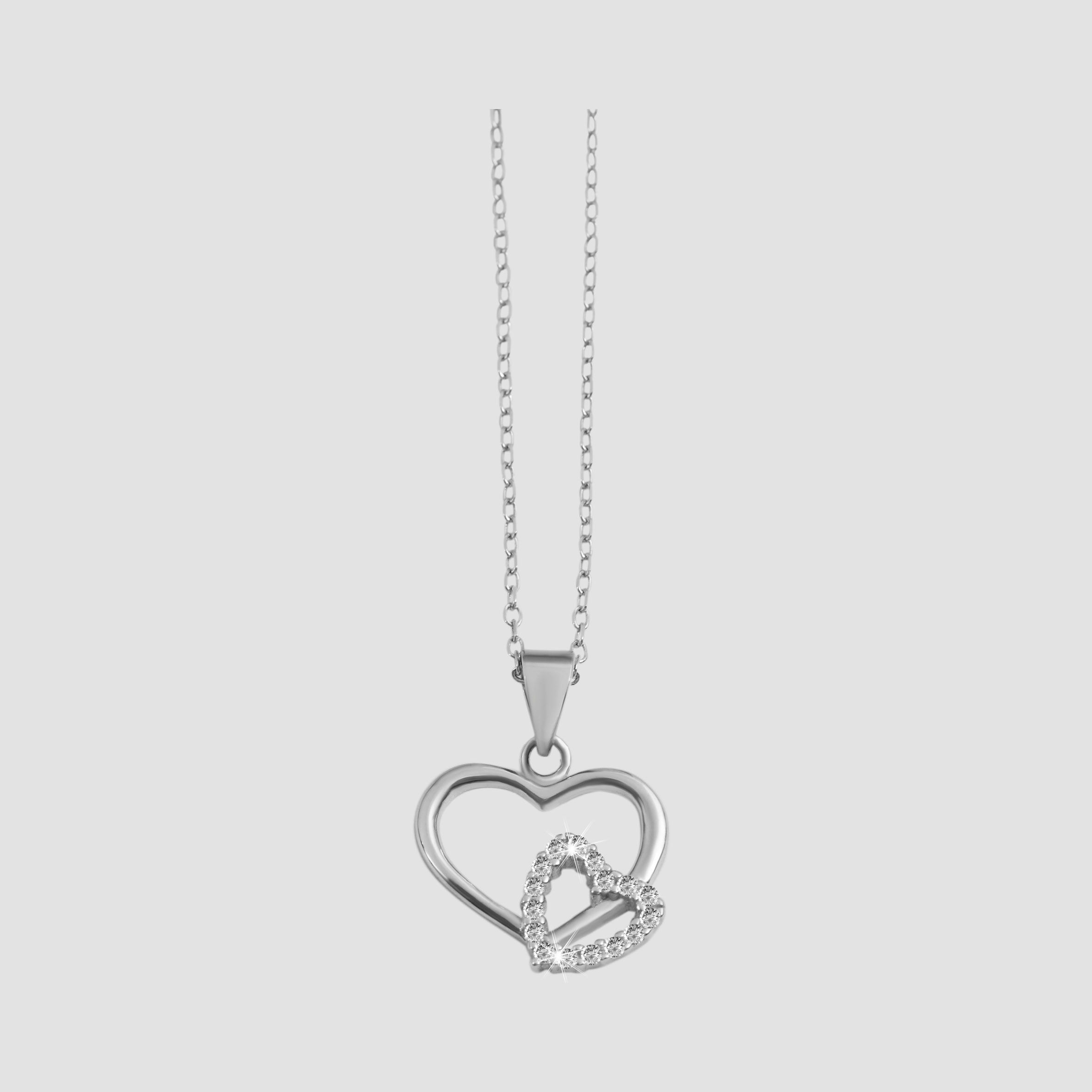 Adelia´s Kette ohne Anhänger »Halskette aus 925 Silber mit Zirkonia 43+5« Geschenkidee: zeitlos und vielseitig