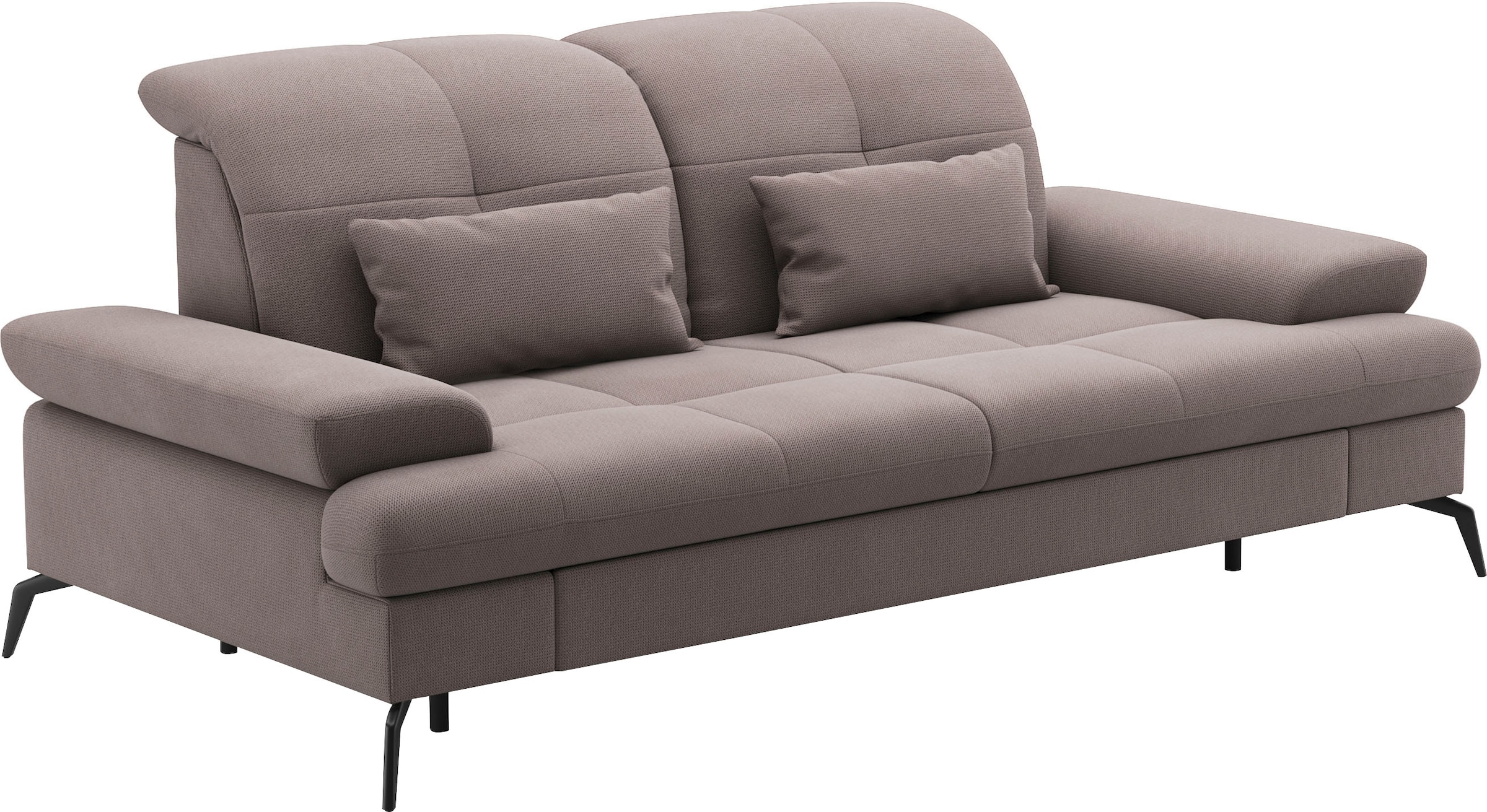 sit&more 2,5-Sitzer »Amica, inkl. Sitztiefenverstellung und Armteilverstellung«, wahlweise mit Kopfteilverstellung und Bettfunktion