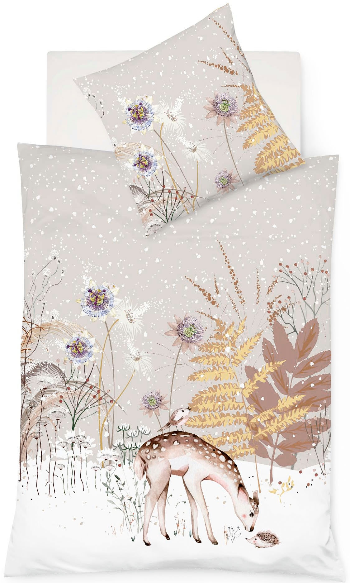 fleuresse Bettwäsche "Aspen 4372" 2 Stk. tlg. Feinbiber, Baumwolle, in Gr. günstig online kaufen