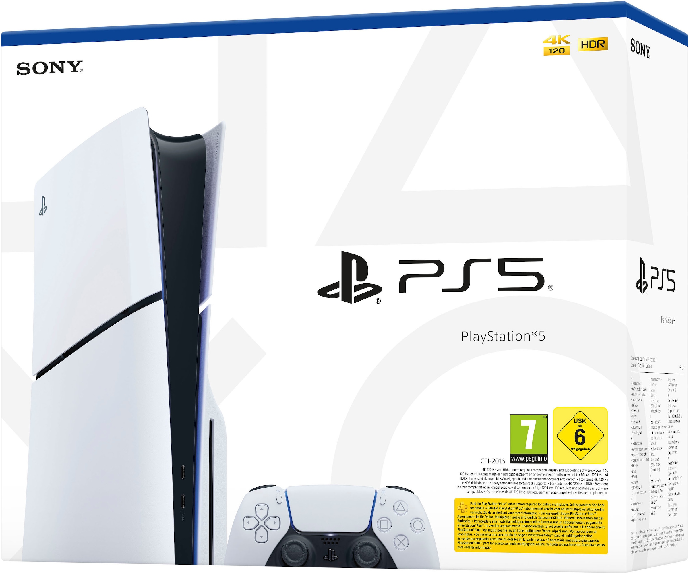 PlayStation 5 Konsolen-Set »PS5 Disk Edition (Slim) + Pulse Elite Gaming-Headset«, PlayStation 5 Disc Edition + PULSE Elite Headset