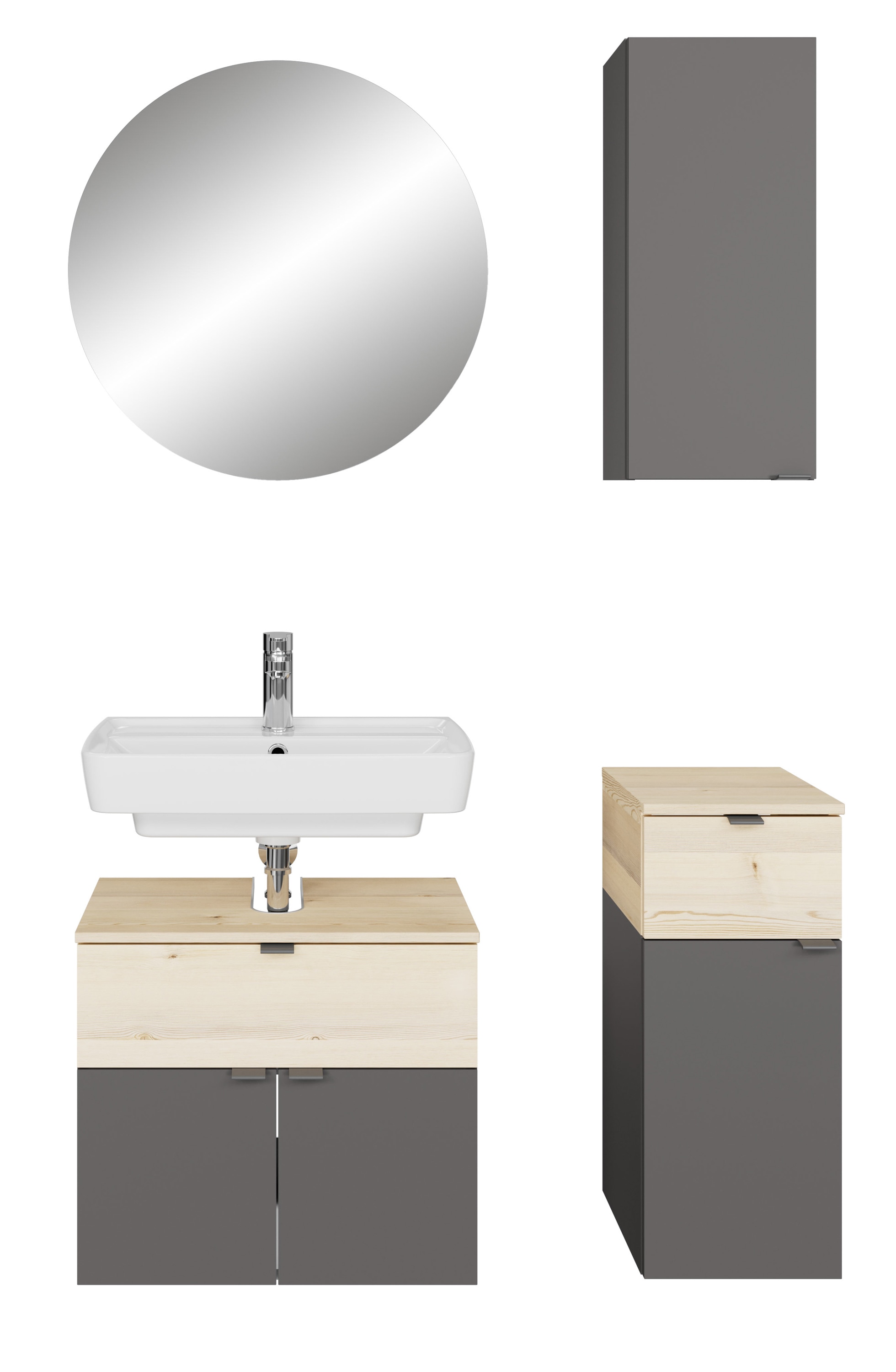 Saphir Badmöbel-Set »Quickset 394«, (Komplett-Set, 4 St.)