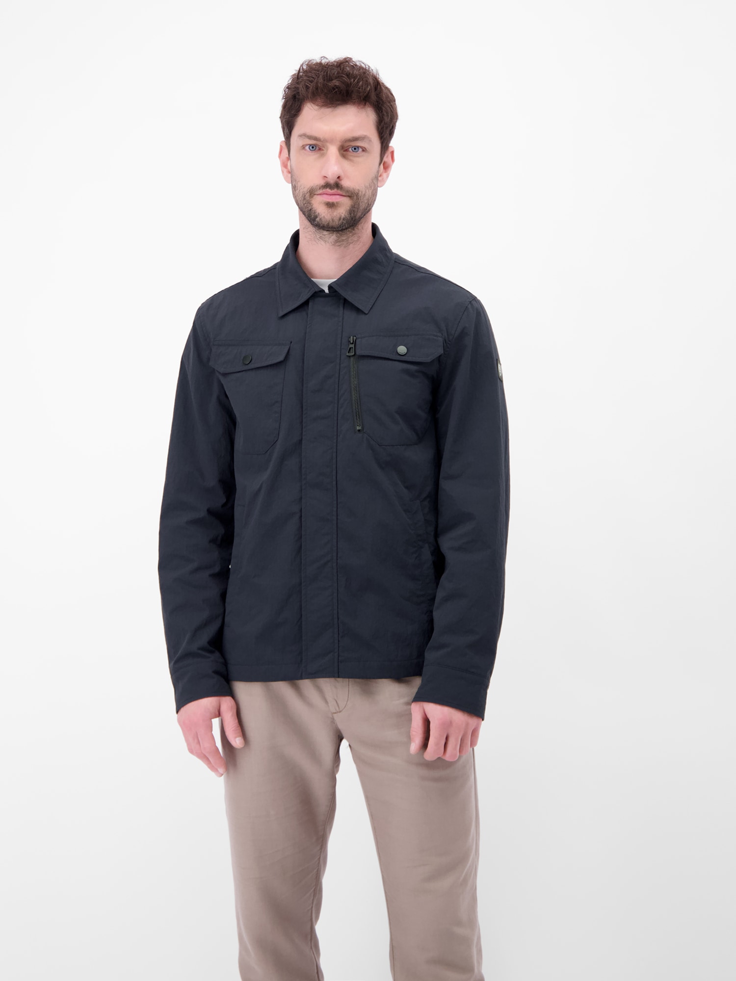 LERROS Outdoorjacke »Leichte Hemdjacke mit Funktion« ohne Kapuze Wind- und Wasserabweisend, Atmungsaktiv, Aufgesetzte Brusttaschen