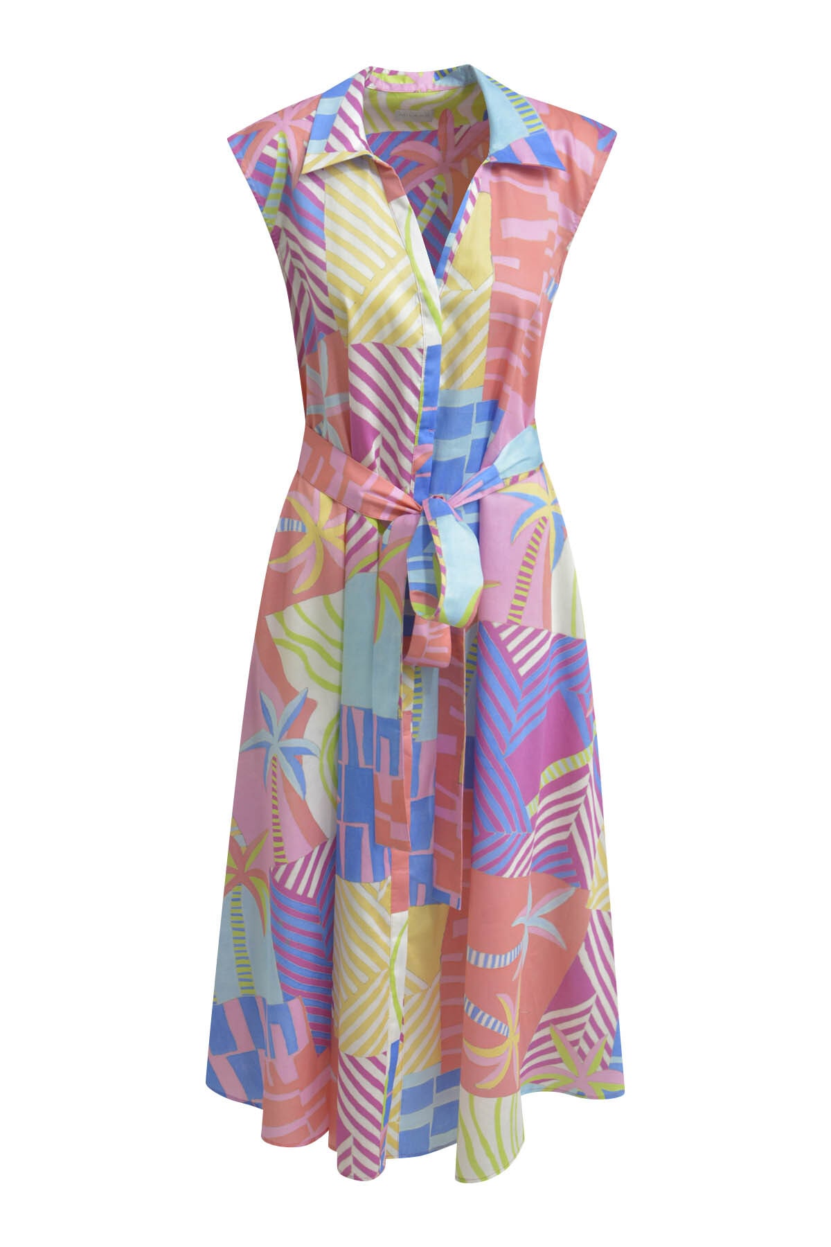 Milano Italy Sommerkleid, mit Bindegürtel
