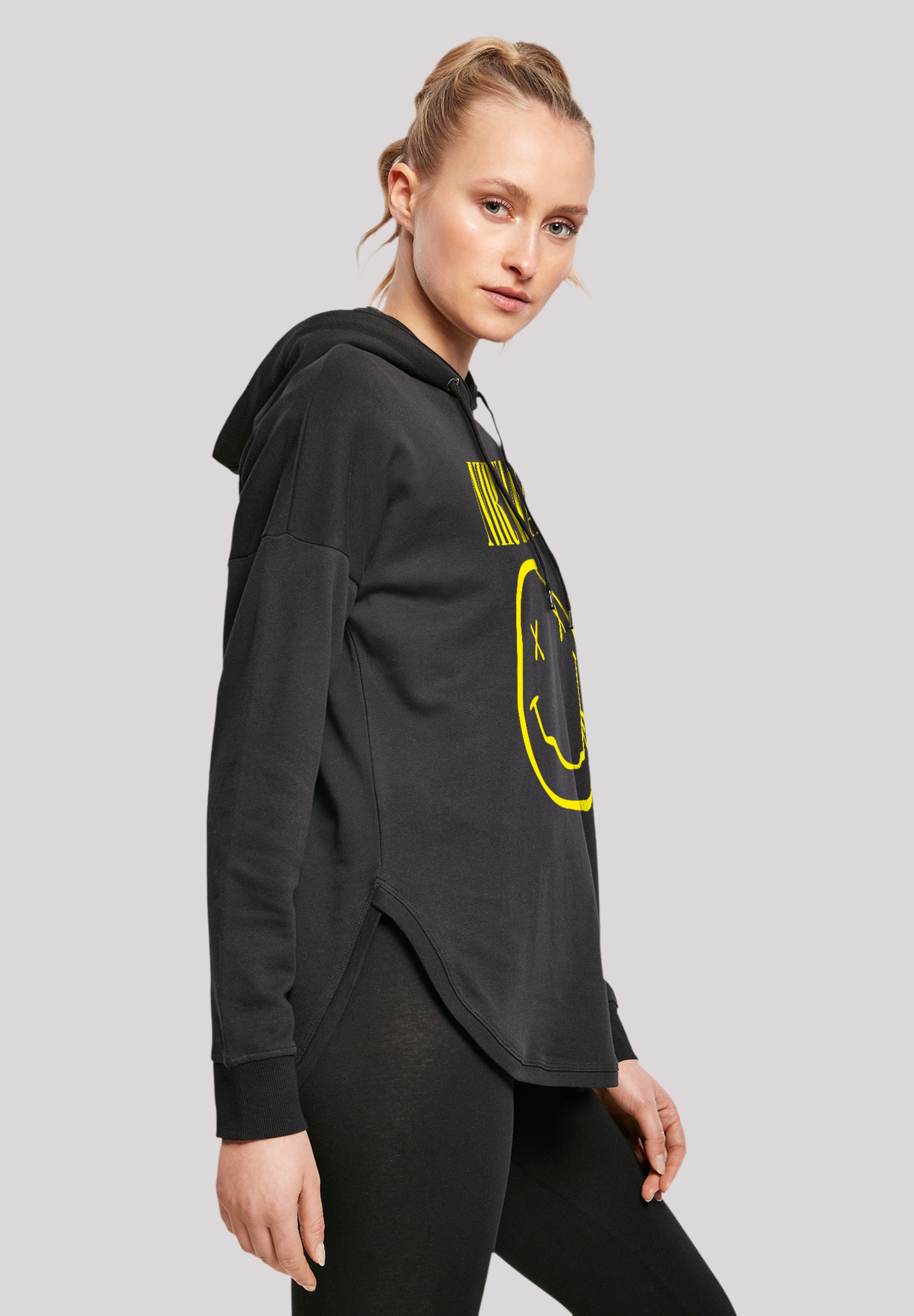 F4NT4STIC Sweatshirt »Nirvana Rock Band Yellow Happy Face«, Premium Qualität