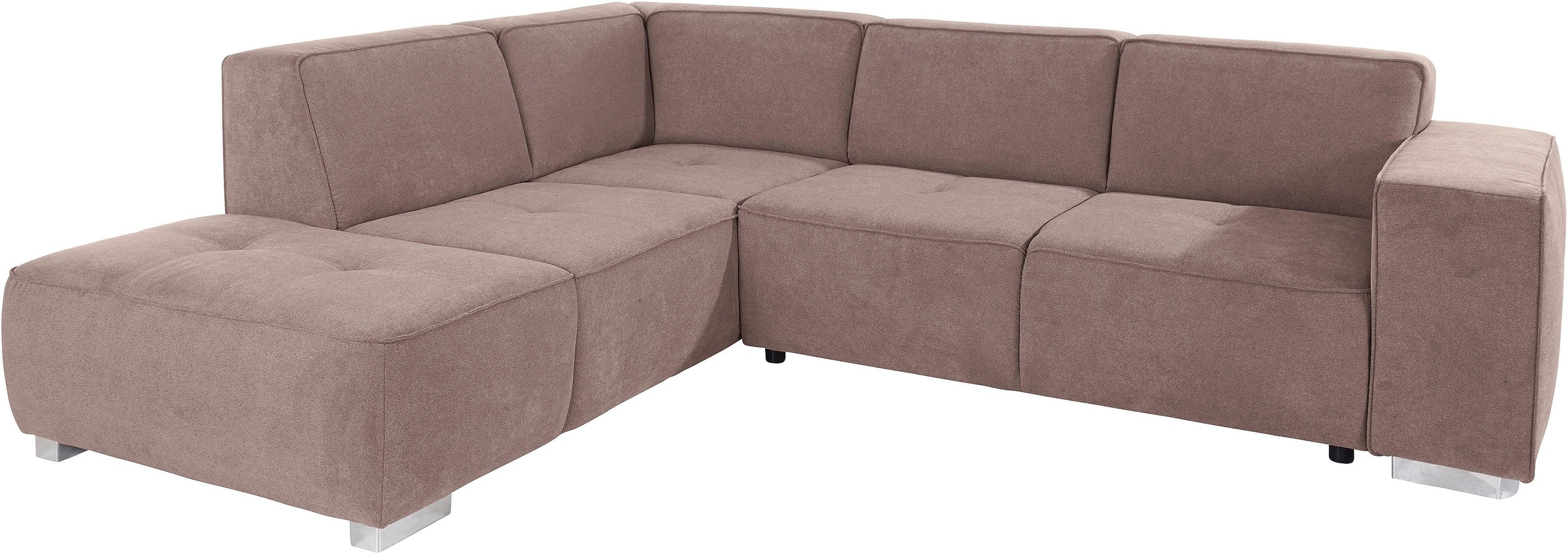 Thumbnail - INOSIGN Ecksofa "Sapporo L-Form", wahlweise Bettfunktion oder Sitztiefenverstellung, Federkern