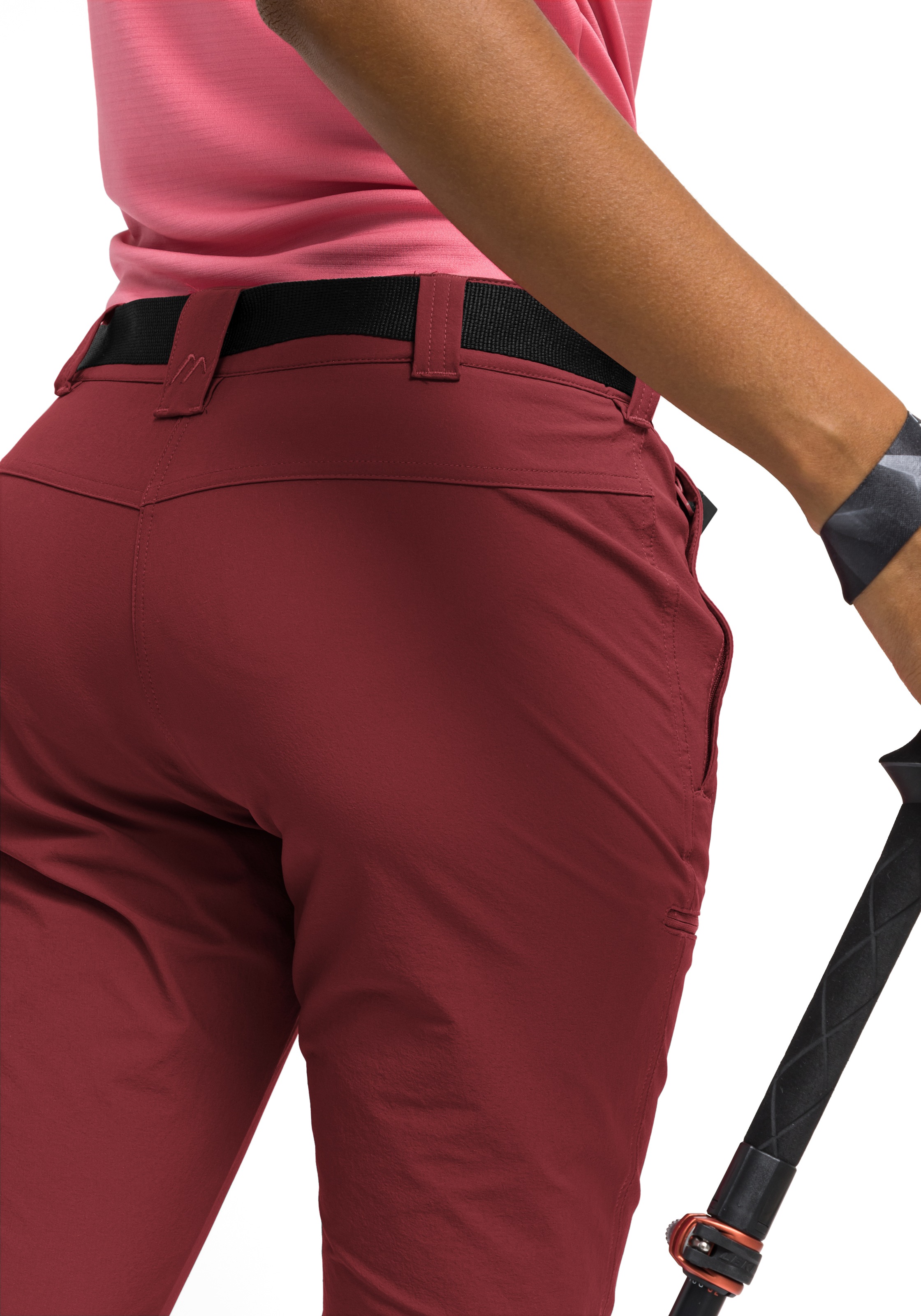Maier Sports Caprihose »Inara slim 3/4«, Damen Wanderhose, atmungsaktive Outdoorhose, 3/4 Hose mit 3 Taschen