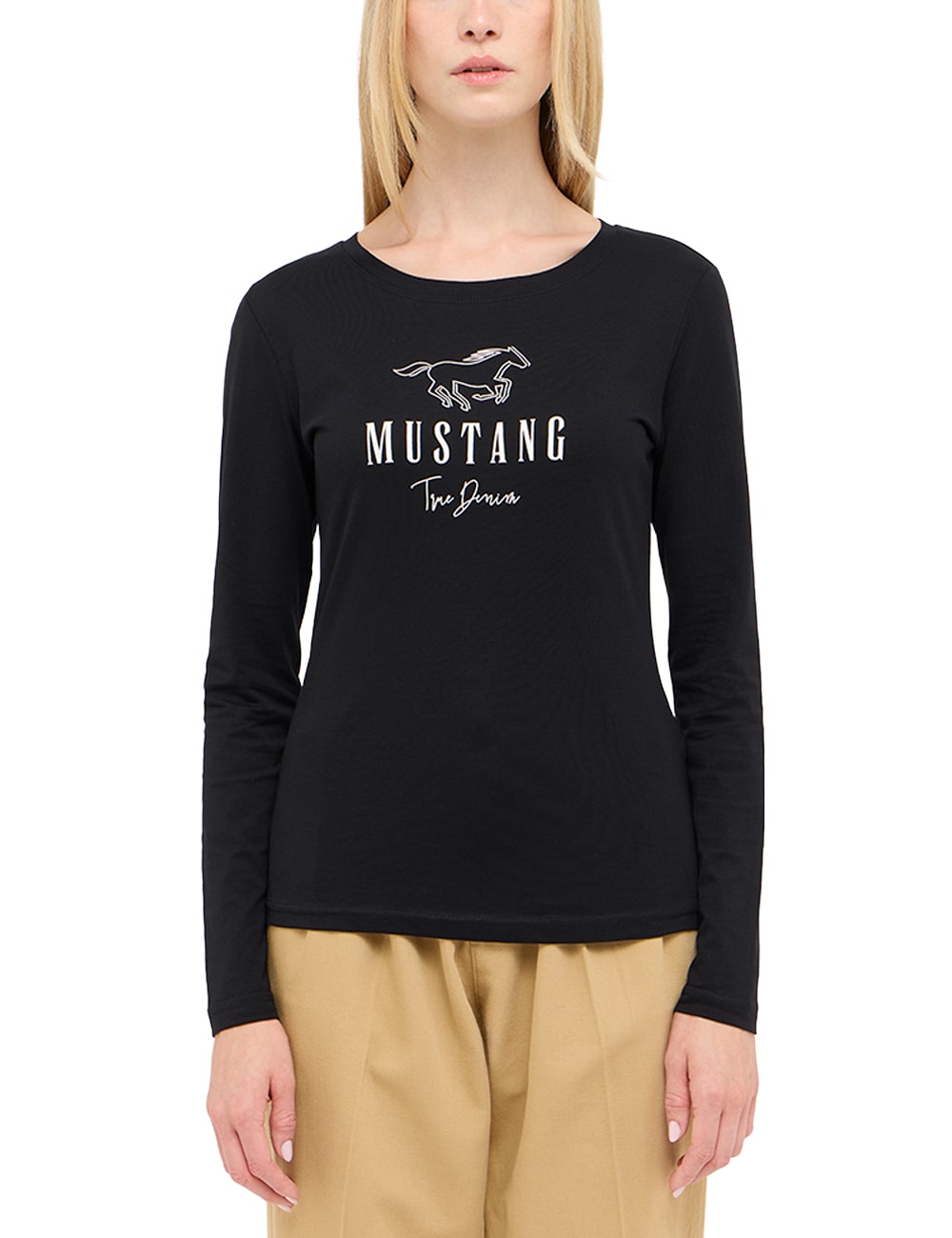 MUSTANG Langarmshirt, Slim Fit günstig online kaufen