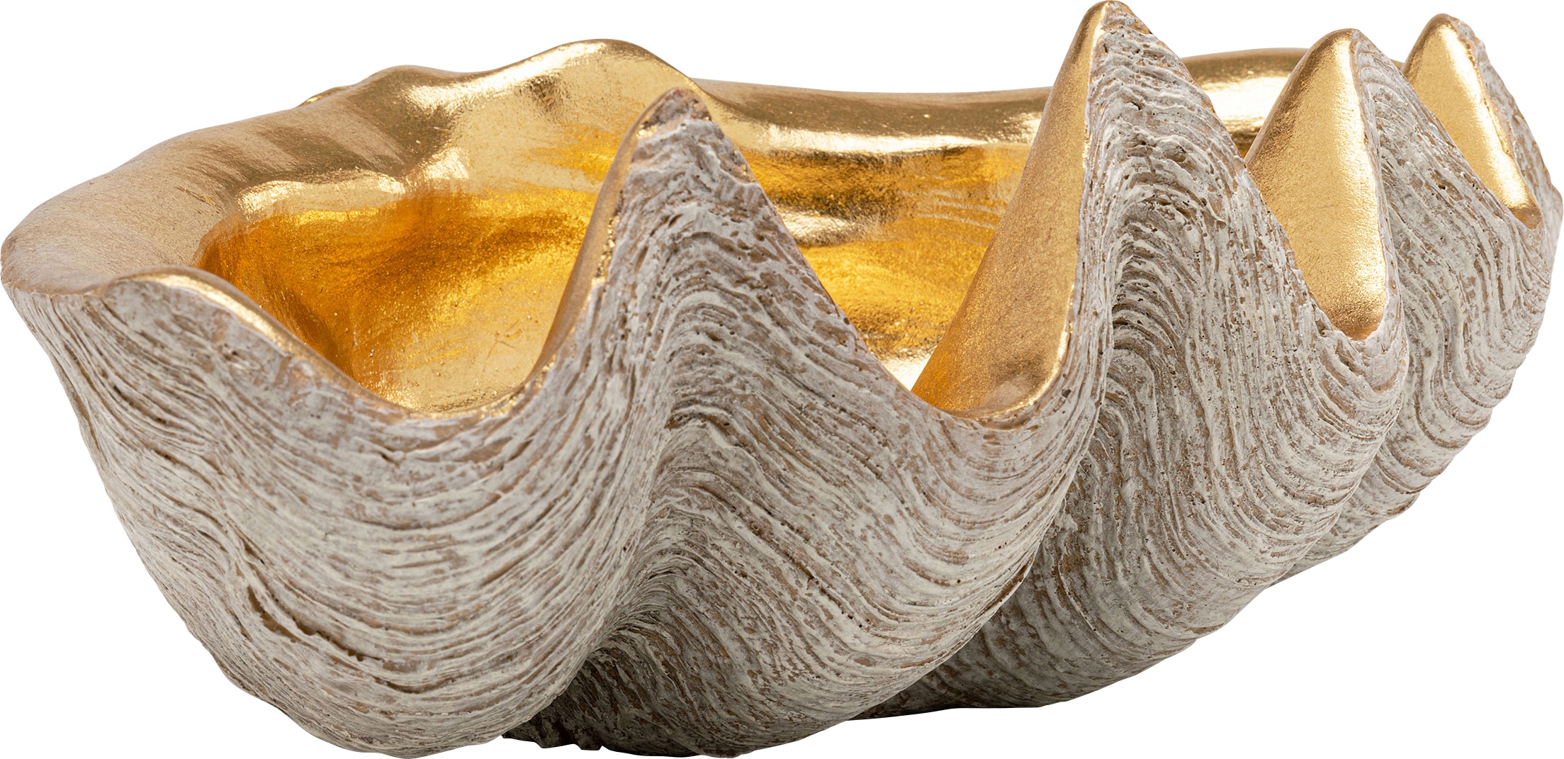 Kare Design Schale »Noble Shell 41x27cm« aus Polyresin (Kunststein) aus Polyresin