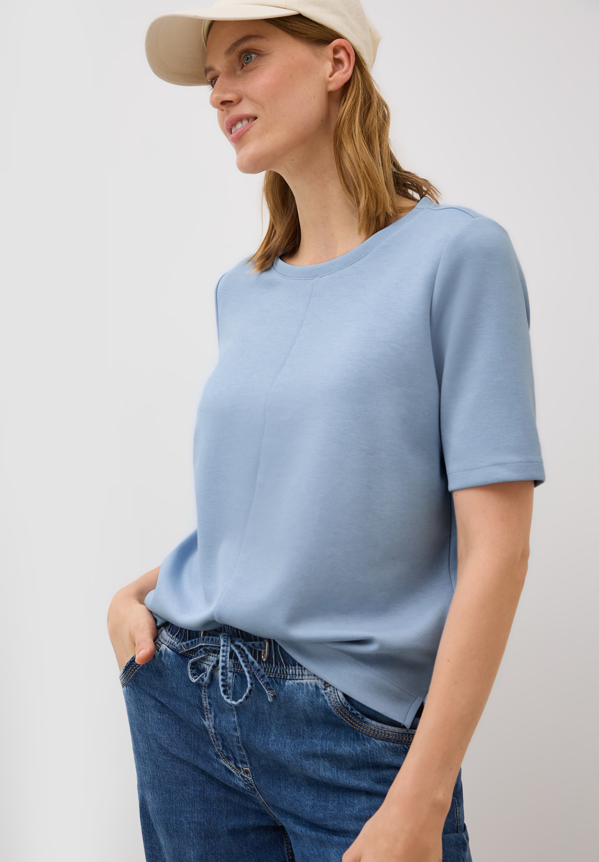 Cecil Sweatshirt, kurzarm, mit Rundhals günstig online kaufen