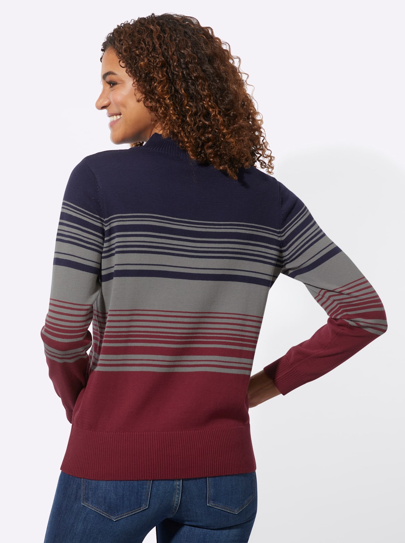 Casual Looks Strickpullover »Stehkragen-Pullover«