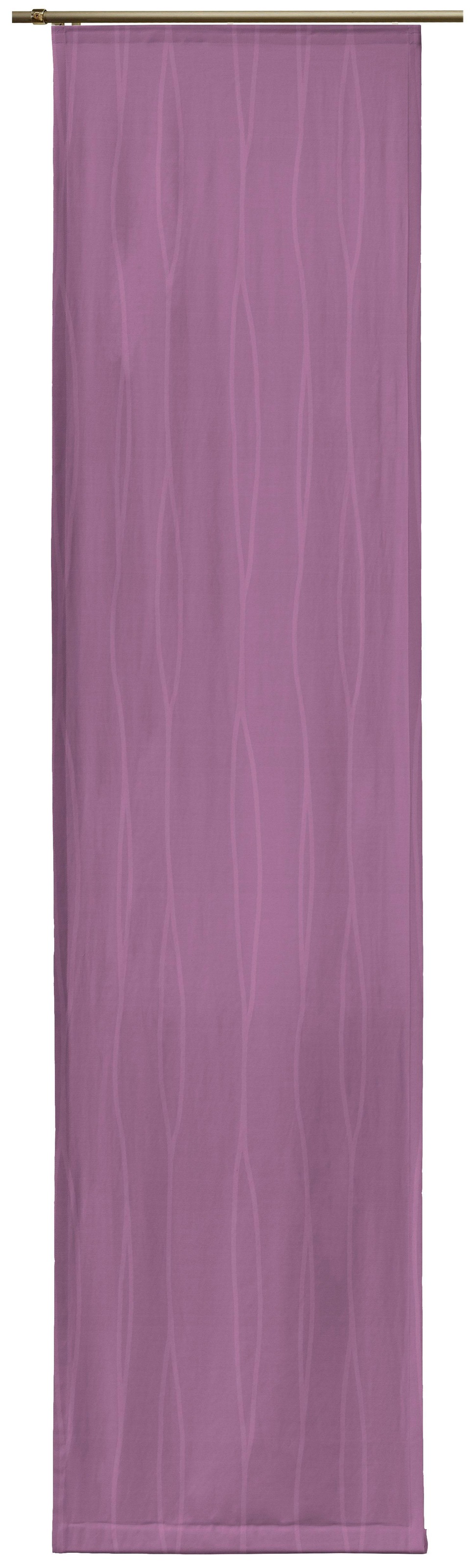 Wirth Schiebegardine "LANGWASSER" Klettband 1 Stk. tlg. inkl. Beschwerungss günstig online kaufen