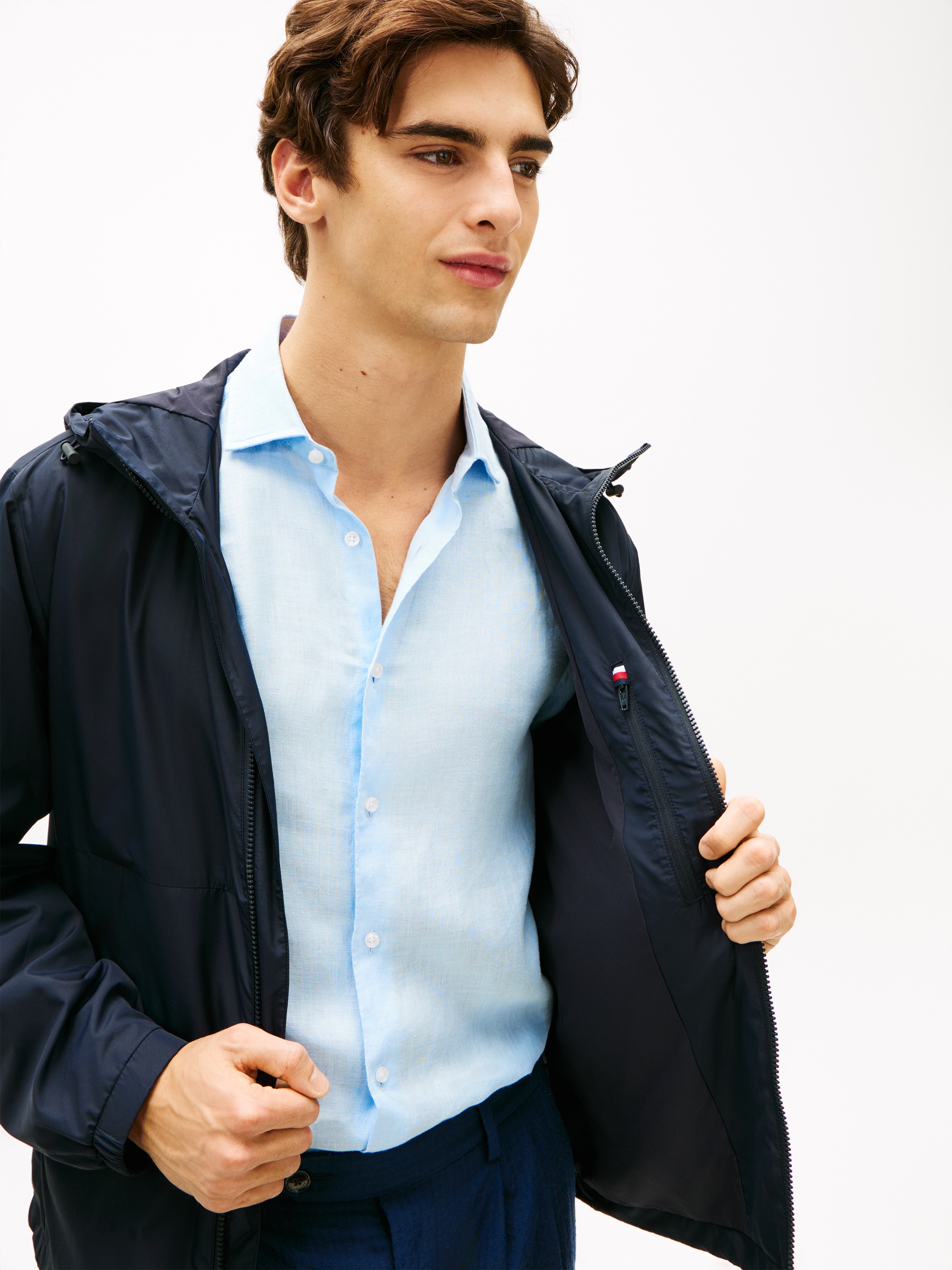 Tommy Hilfiger Allwetterjacke "BRANDED HOODED" mit Kapuze Regular fit mit K günstig online kaufen