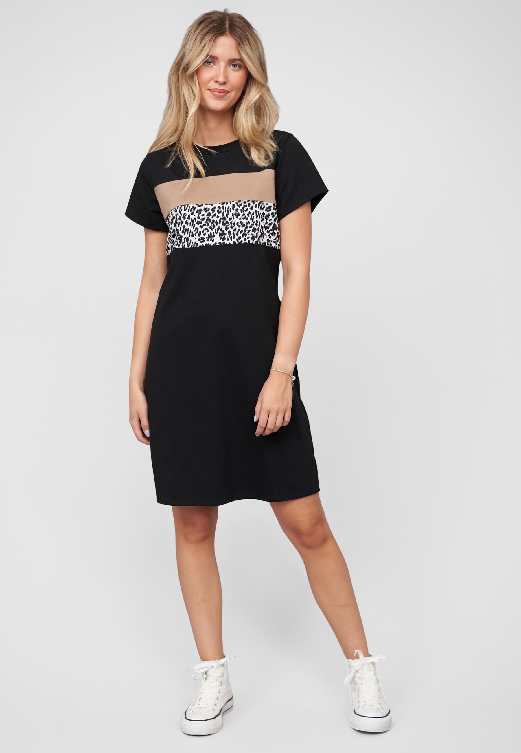 CLOUD 5IVE Shirtkleid »CLOUD 5IVE T-Shirt Dress Colorblock«, (1 tlg.)