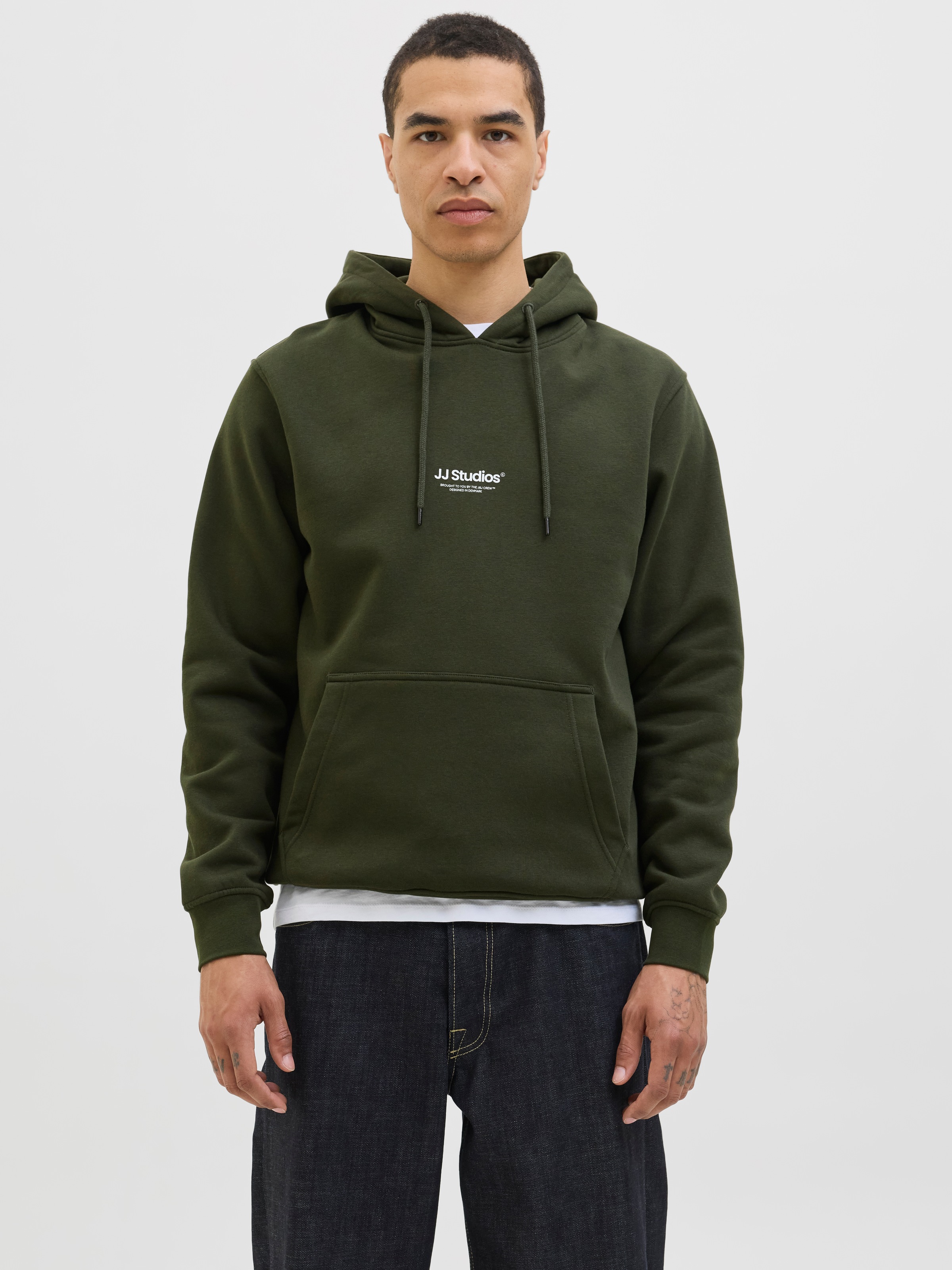Jack & Jones Kapuzensweatshirt "JJESOHO SWEAT HOOD NOOS", Baumwollmischung, günstig online kaufen