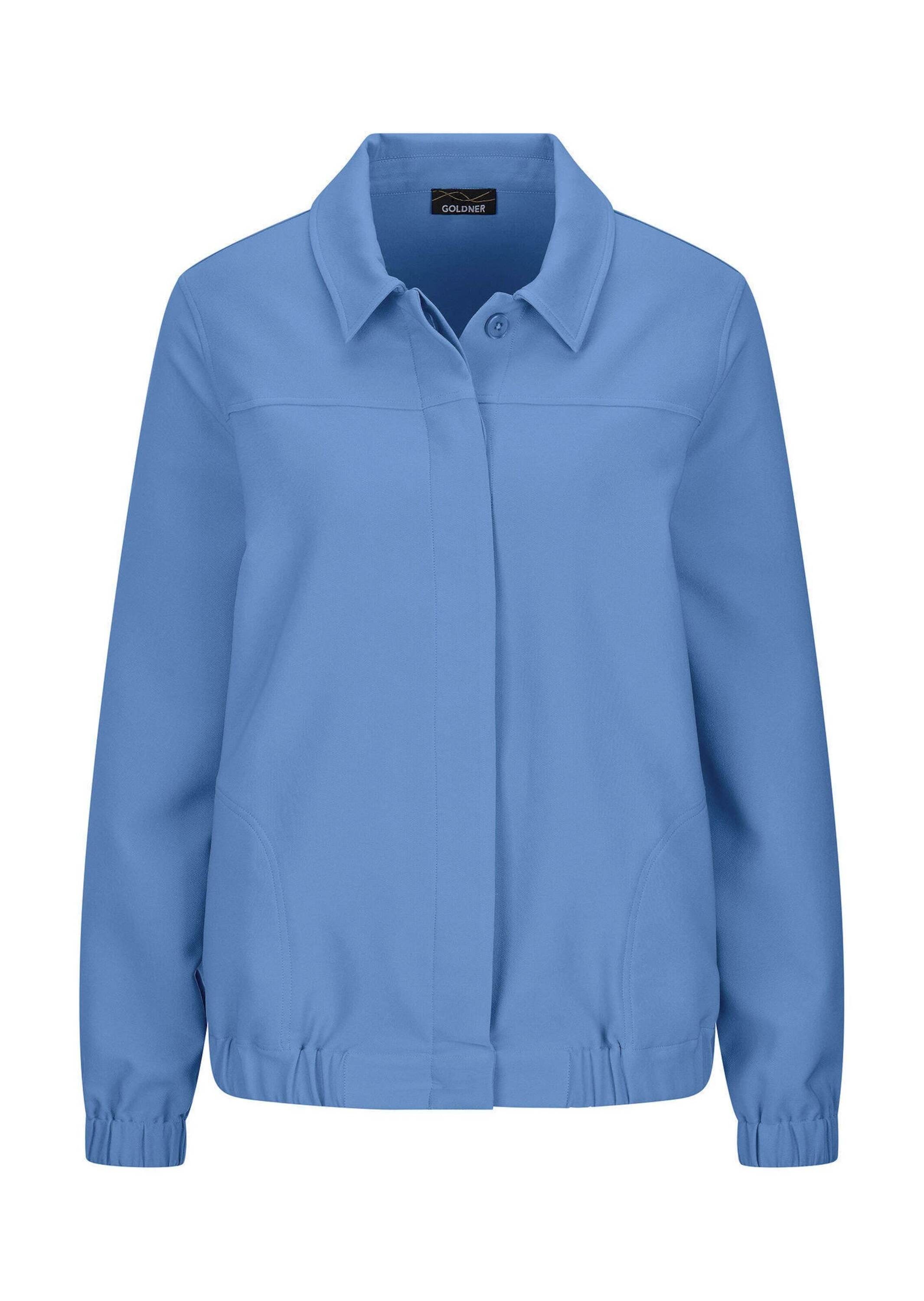 GOLDNER Kurzjacke "Sommerjacke mit Hemdkragen" verdeckte Knopfleiste günstig online kaufen
