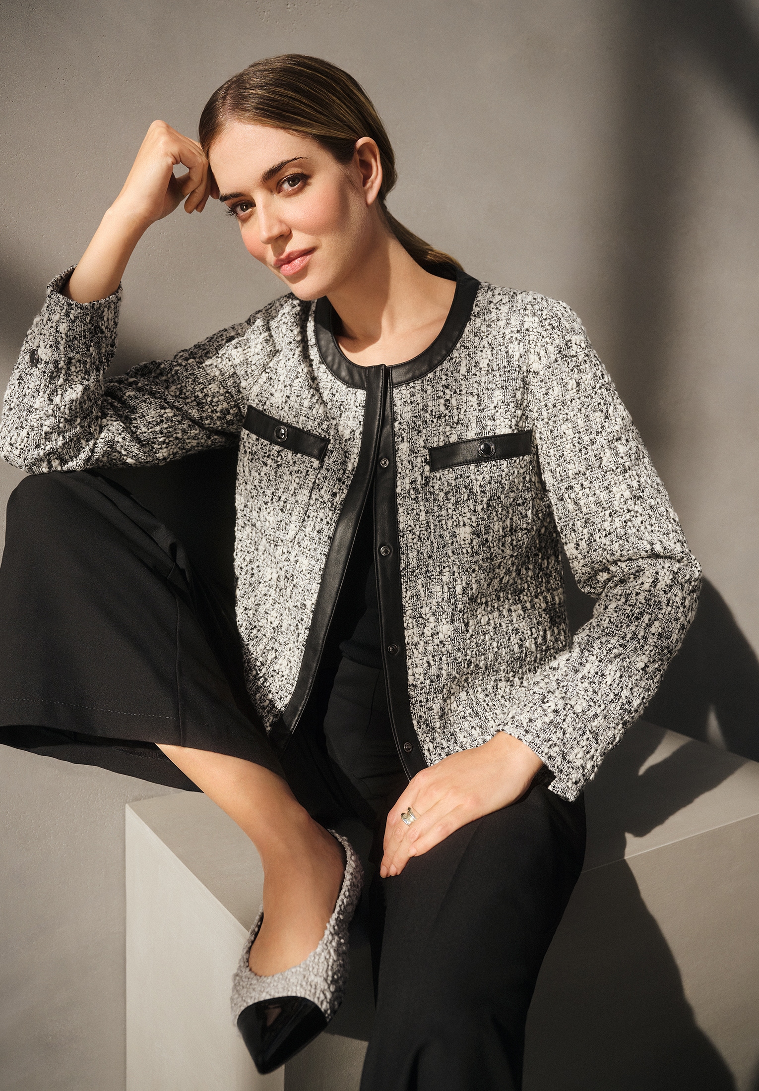 Betty Barclay Jackenblazer »Betty Barclay Blazer-Jacke langarm«, Material