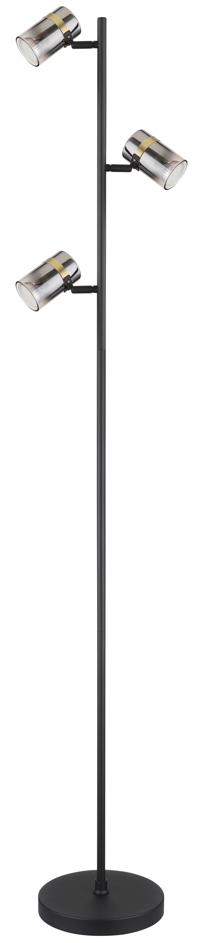 GLOBO LIGHTING Stehlampe »TRABBY«, Leuchtmittel GU10 | ohne Leuchtmittel, Stehleuchte/Wohnzimmer/Schlafzimmer/Flur