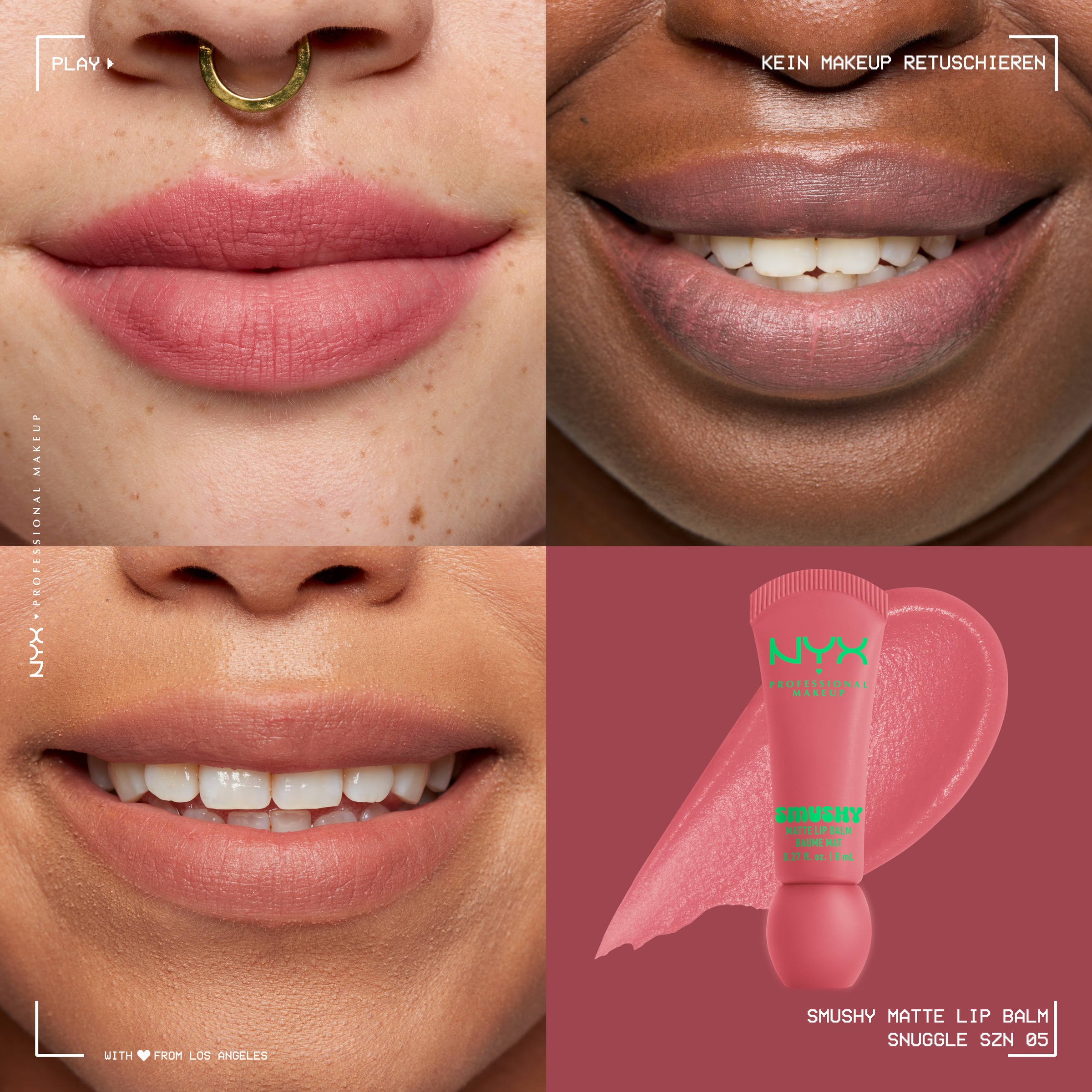 NYX Lippenbalsam »NYX Professional Makeup Smushy Matte Lip Balm«