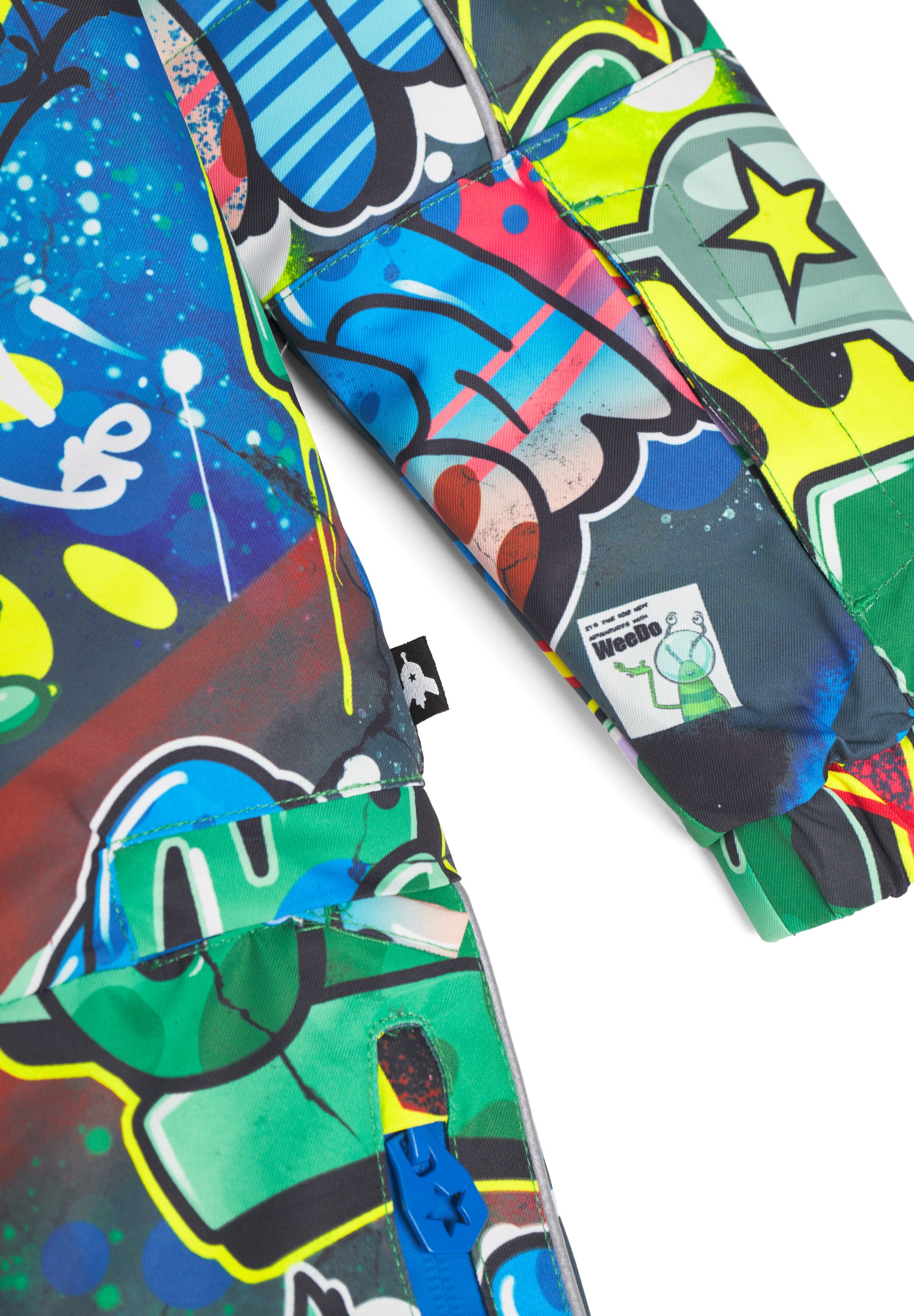 WeeDo Schneeoverall »COSMO SPRAYPRINT«, Mitwachsender Schneeanzug