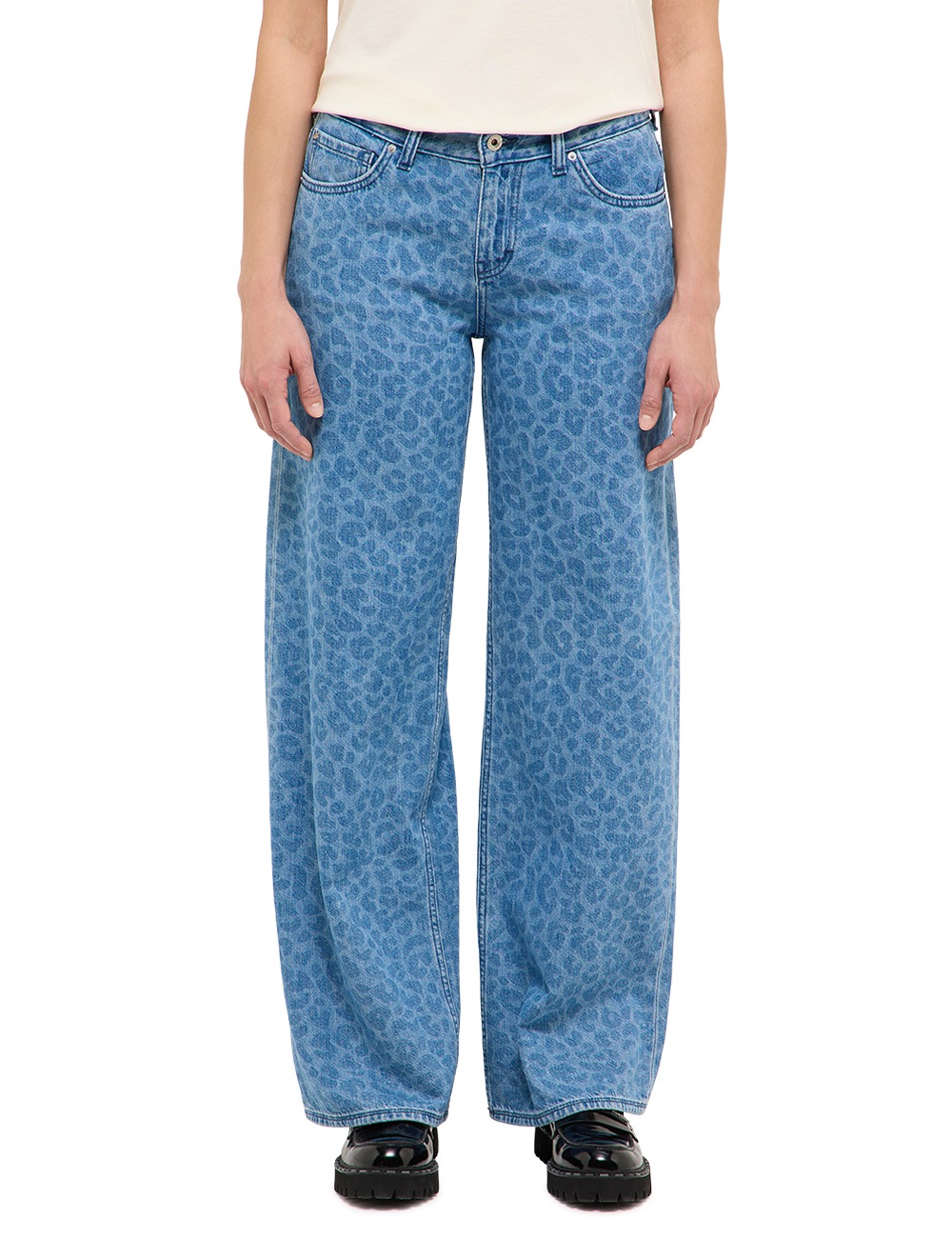 MUSTANG Weite Jeans "Damen Style Medley Wide Leg"
