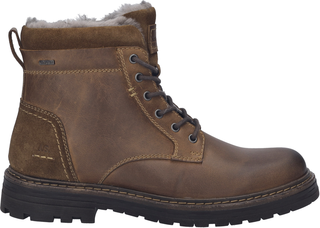 Josef Seibel Winterboots »Curtis 50«  Schnürboots mit Ziernähten und Kontrast-Rahmennaht, G-Weite