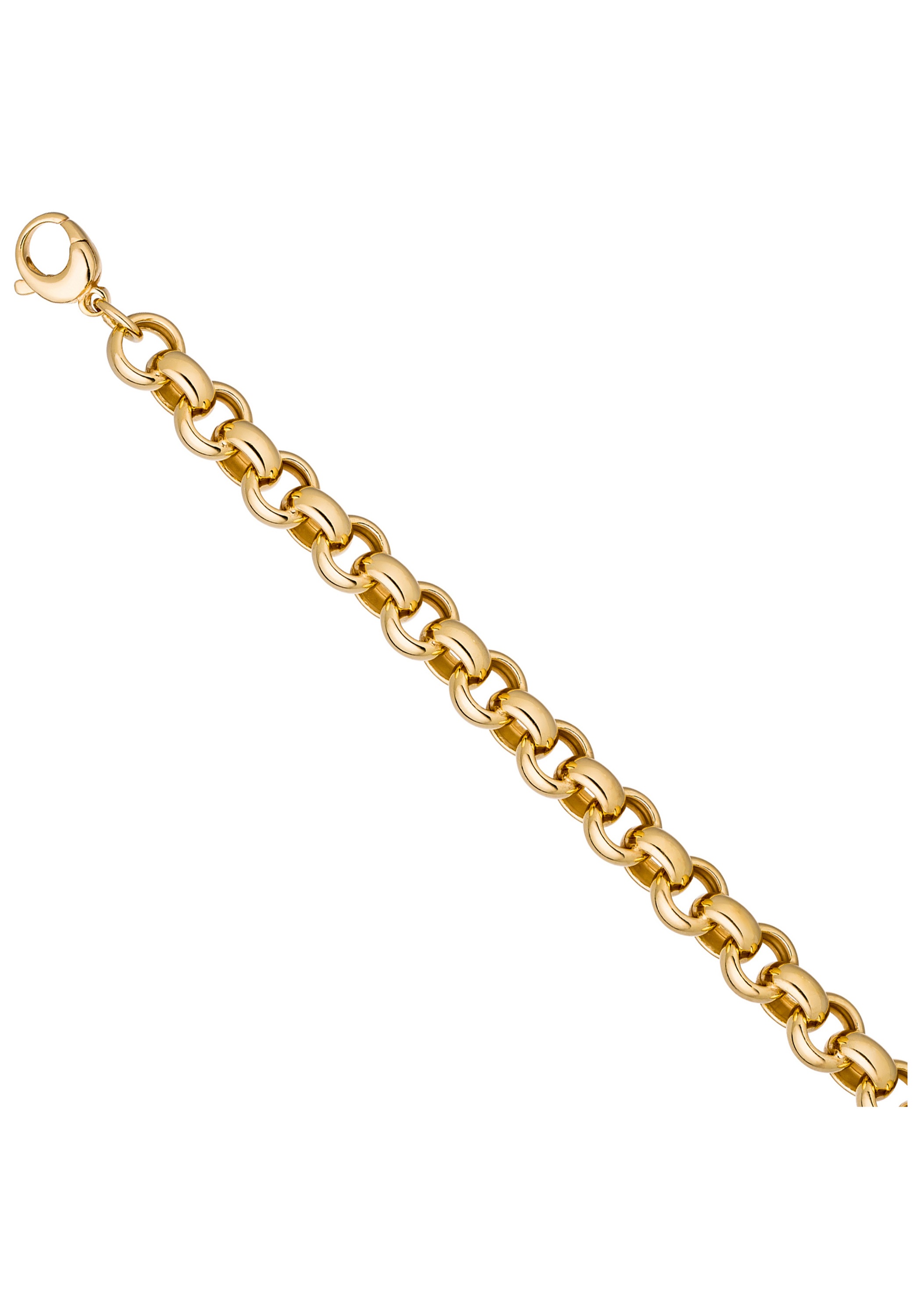 JOBO Armband, 925 Silber vergoldet 21 cm