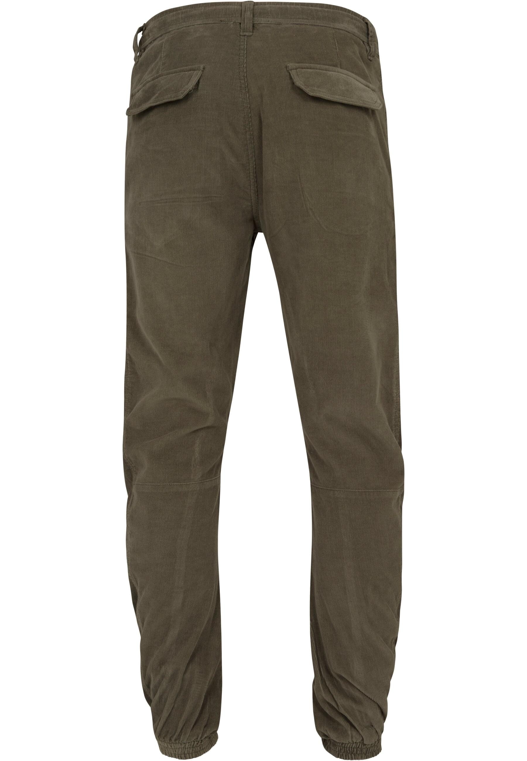 URBAN CLASSICS Stoffhose »Urban Classics Herren Corduroy Jog Pants«, (1 tlg.)