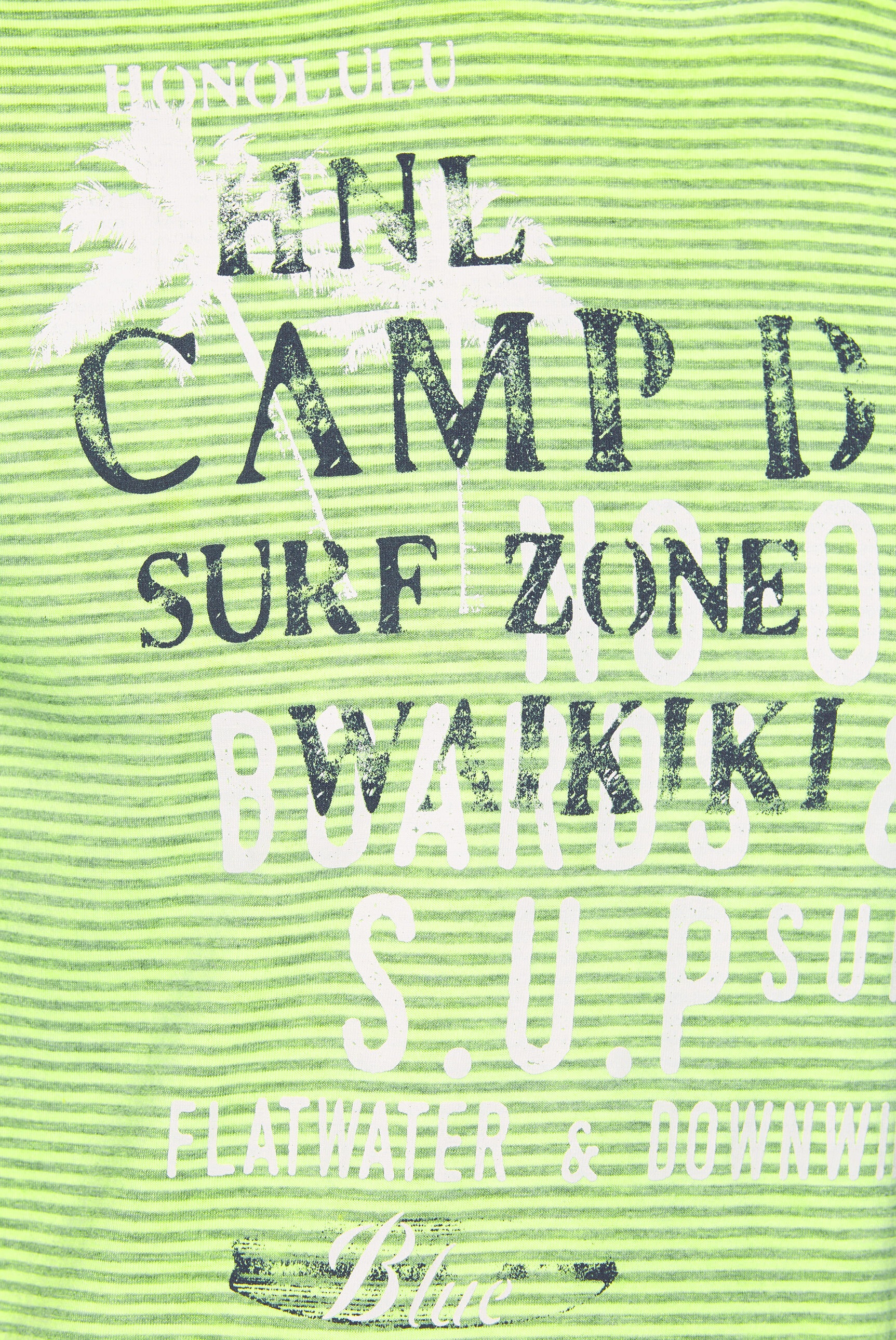 CAMP DAVID Rundhalsshirt, mit Ausbrenner-Effekten