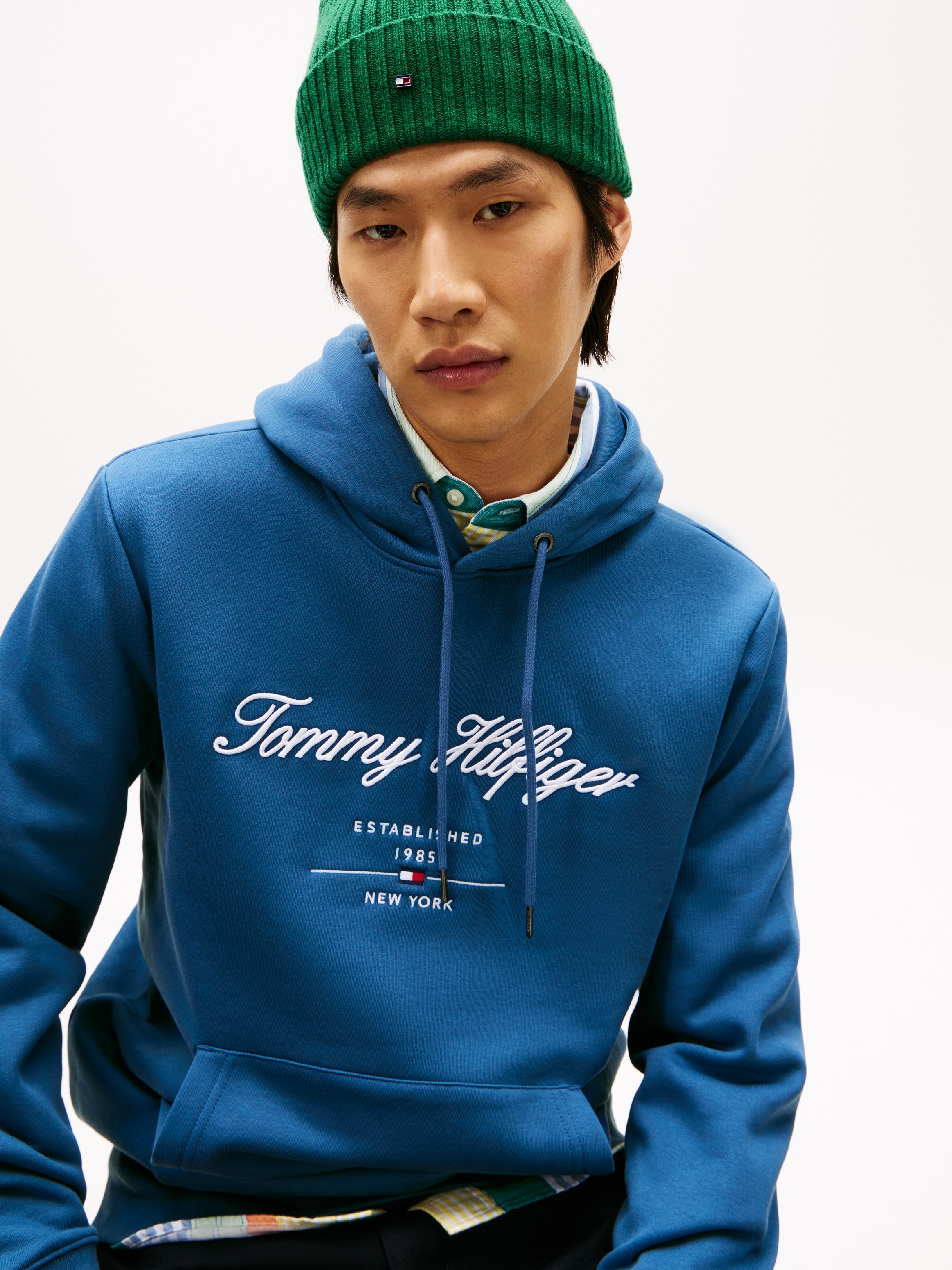 Tommy Hilfiger Hoodie "SCRIPT LOGO HOODY", mit aufgesticktem Logo günstig online kaufen