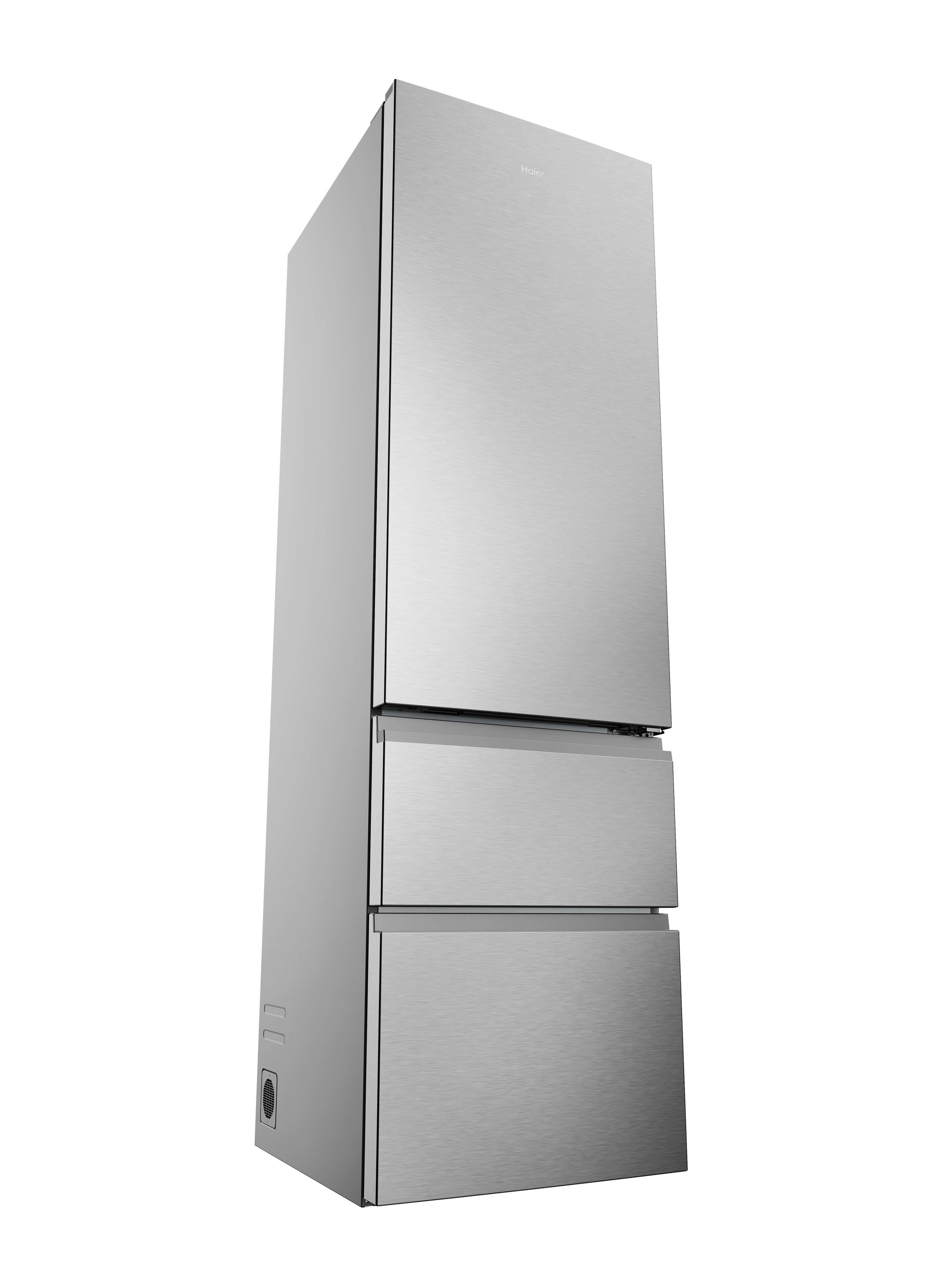 HAIER Kühl-/Gefrierkombination "HTR3620CNMG", Rechtsanschlag, NoFrostsilber, Kühlschränke, Easy Access-Gefrierschubladen: Alles schnell gefunden