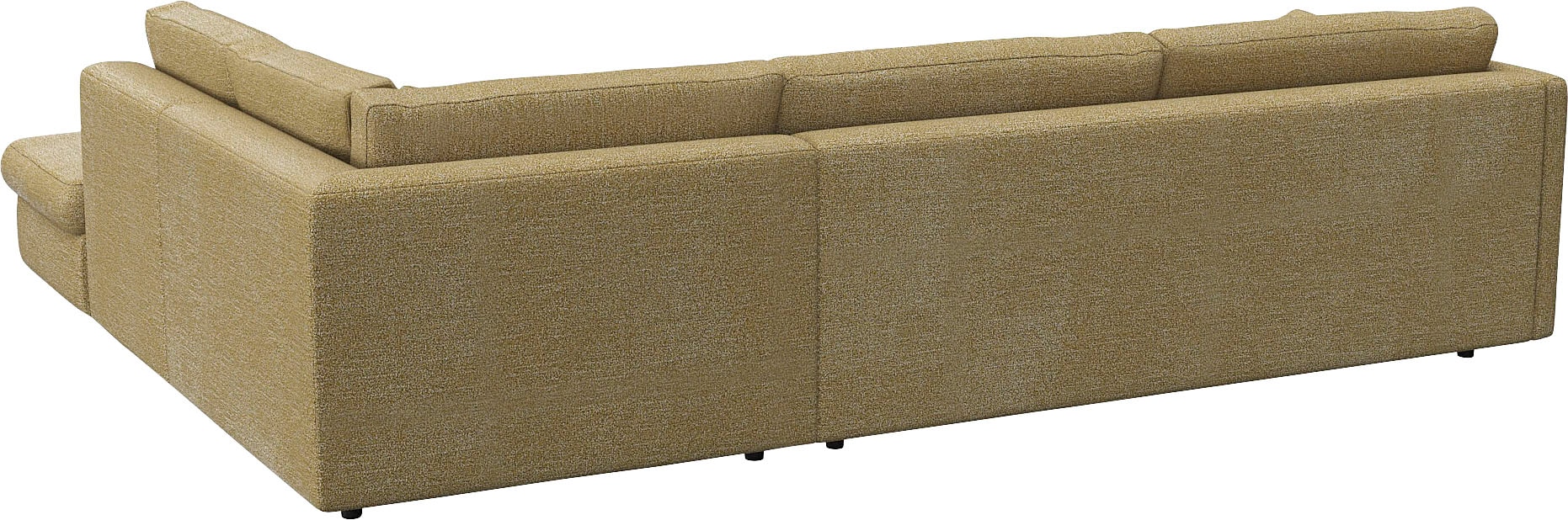 FLEXLUX Ecksofa »Lovane, elegant und zeitlos, bequem, L-Form«, Weich & anschmiegsam, große Sitztiefe auf Kaltschaum, Dekokissen inkl.