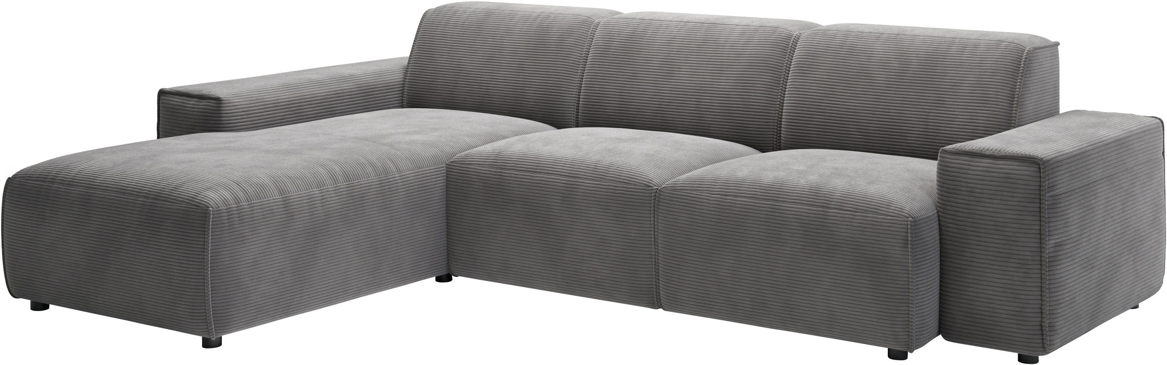 Thumbnail - andas Ecksofa "Glimminge L-Form auch in Breitcord, Feincord + Easy care-Bezug,", Breite 264, Zierkissen
