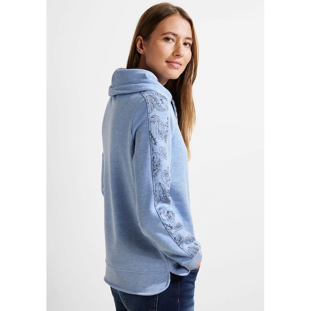 BAUR Ärmeln Glitzerprint für | bestellen auf Cecil mit Sweatshirt, den