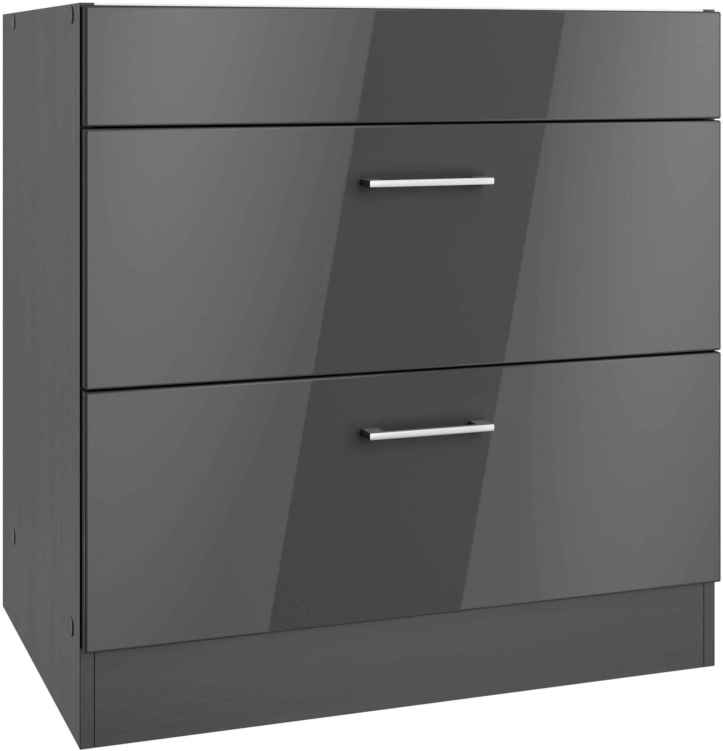 KOCHSTATION Kochfeldumbauschrank "KS-Milan", Kochfeldumbau 80 cm, matte ode günstig online kaufen
