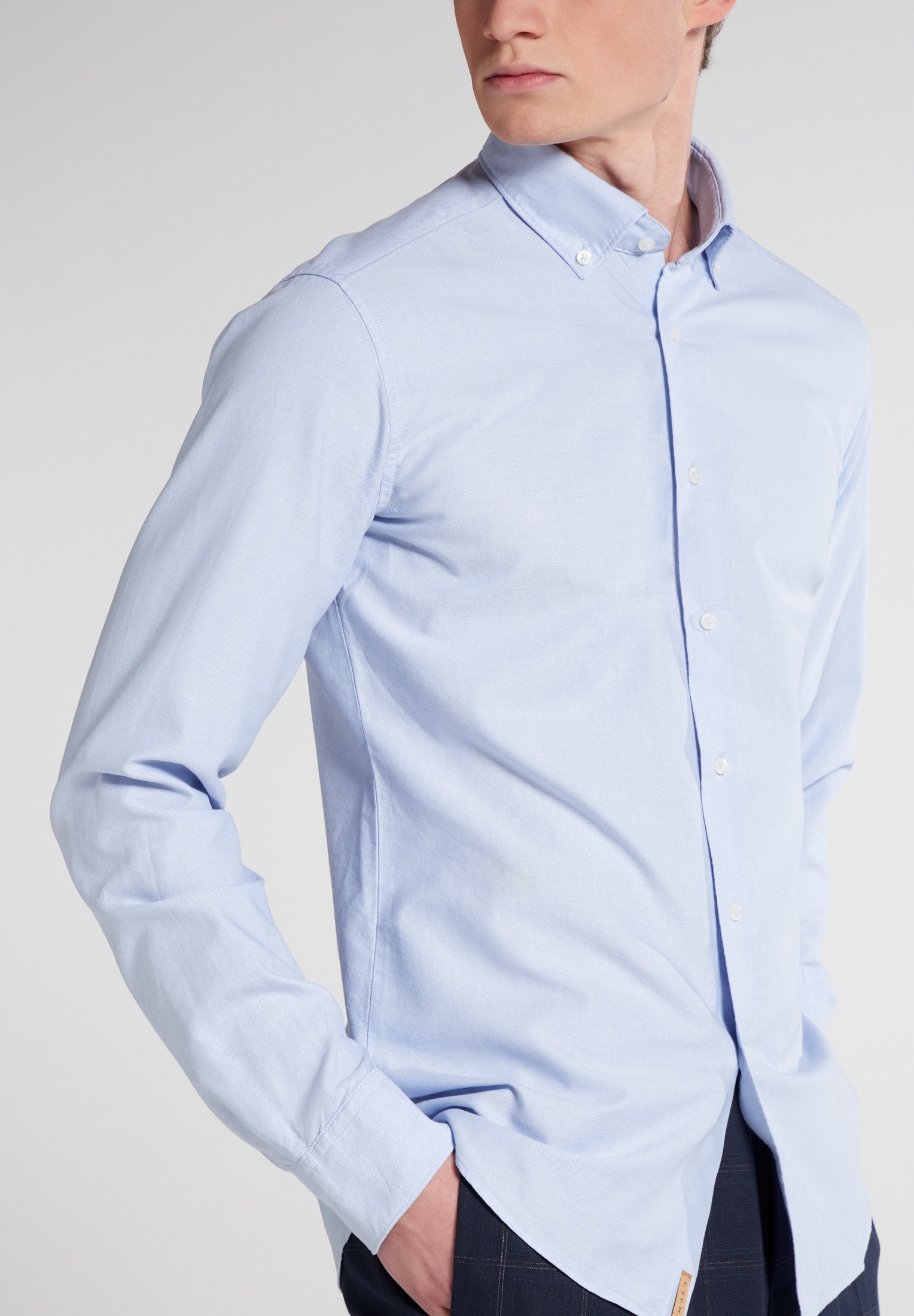 Eterna Langarmhemd »SLIM FIT«, EASY IRON (bügelleicht)