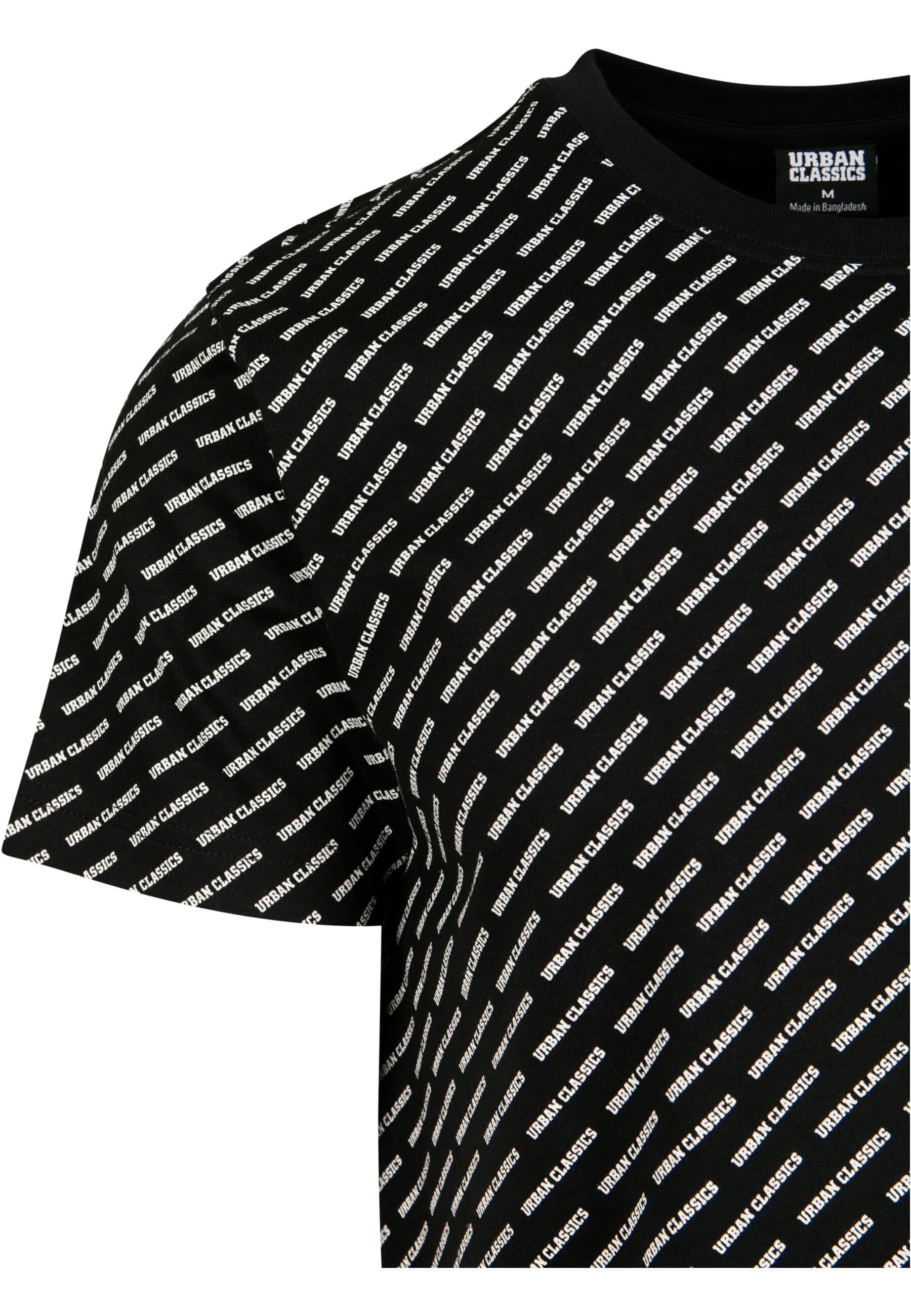 URBAN CLASSICS T-Shirt »Urban Classics Herren Allover Logo Tee«, (1 tlg.)