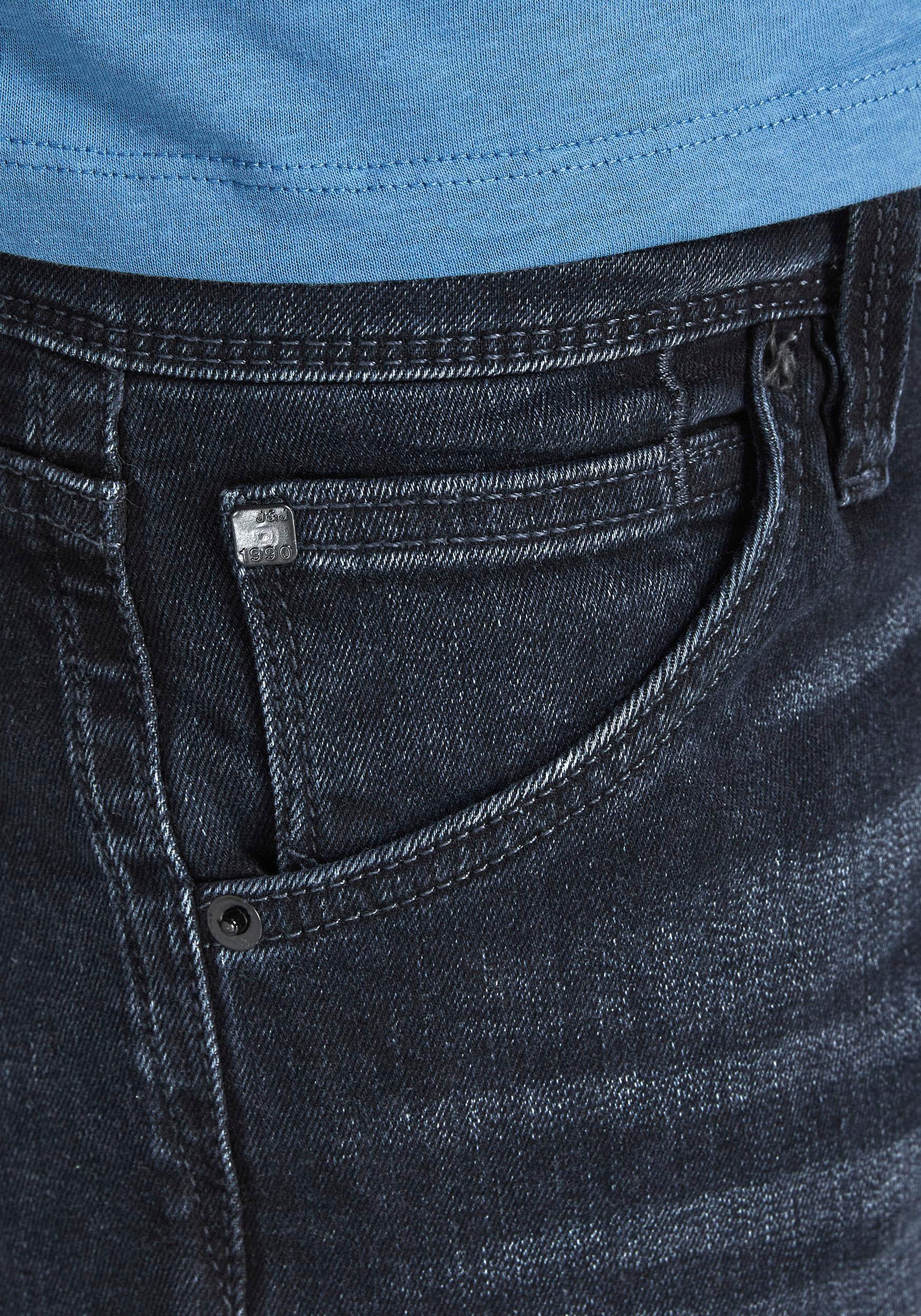 Thumbnail - Jack & Jones Slim-fit-Jeans "JJIGLENN – Slim-Fit-Jeans mit niedriger Leibhöhe", Used, modisch, slim fit, Denim/Jeans