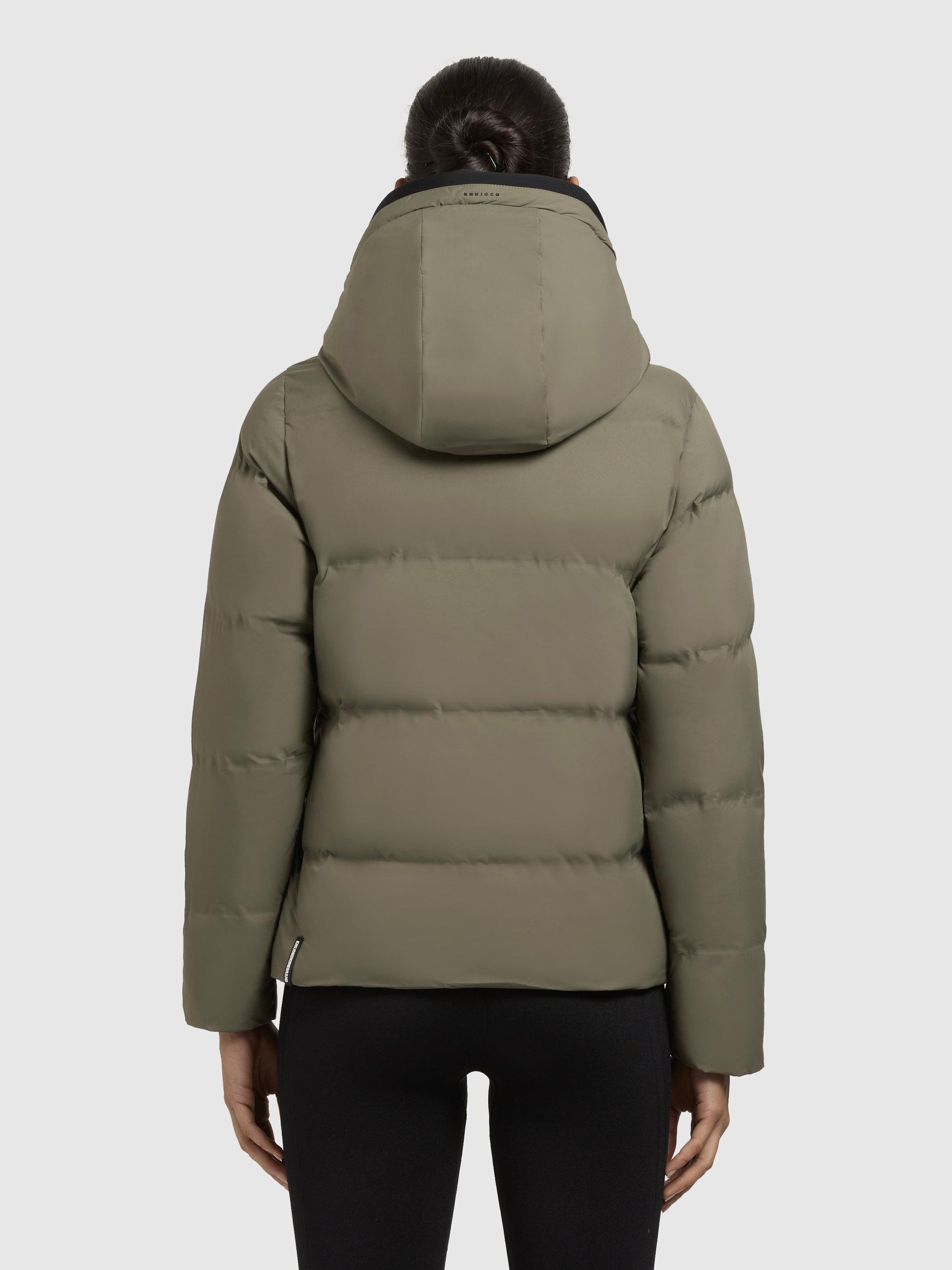 khujo Winterjacke »Liev-YM«, mit Kapuze, Warme gesteppte Damen Kapuzenjacke