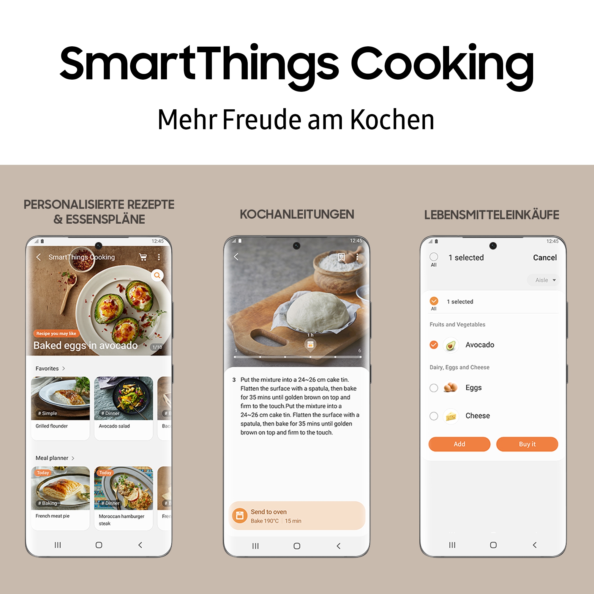 Samsung Induktions-Kochfeld »NZ64B4015HK/U1«, Höhe des Kochfelds beträgt nur 44mm & Ideal für ovale Pfannen & Töpfe