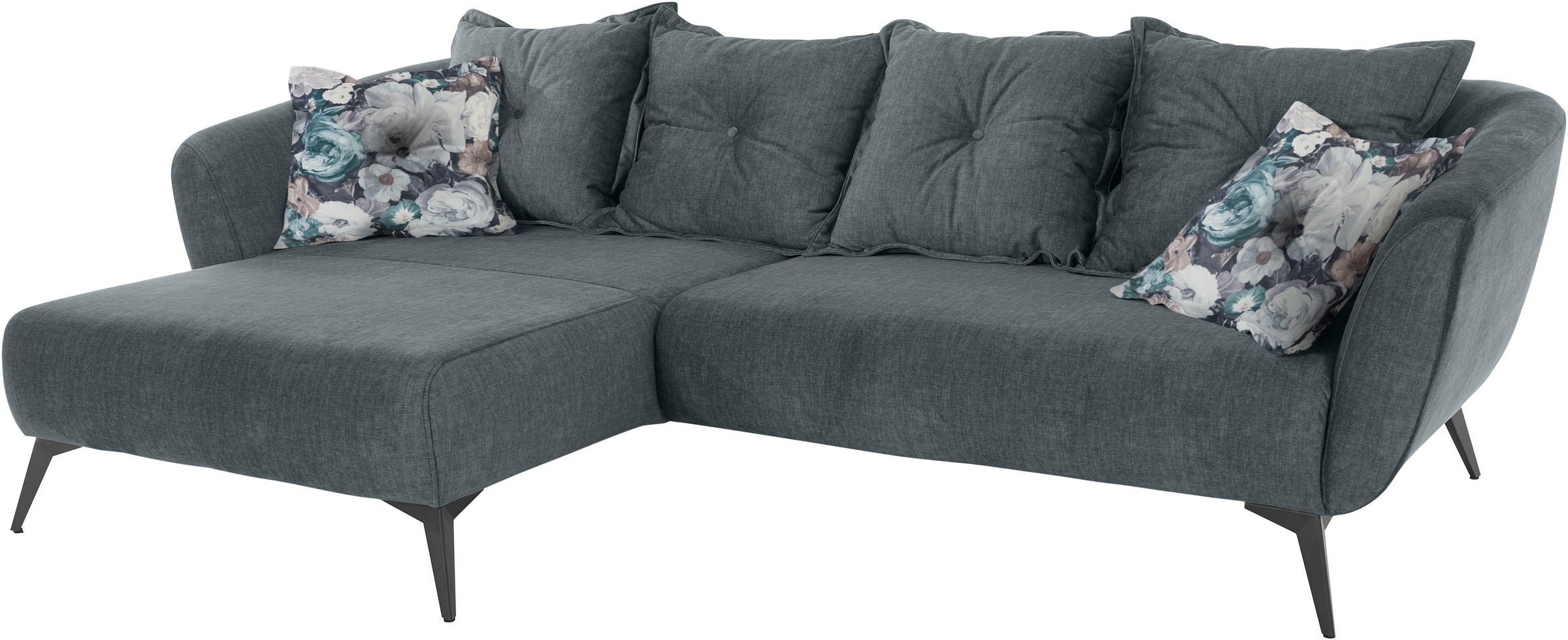 INOSIGN Ecksofa "Baggio romantische Polsterecke, bequem, Breite 277cm, L-Fo günstig online kaufen