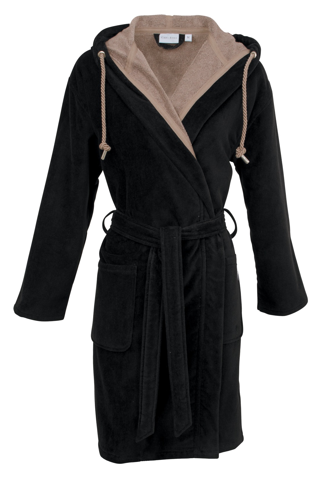 Carl Ross Unisex-Bademantel "velours" 1 Stk. Kapuze günstig online kaufen
