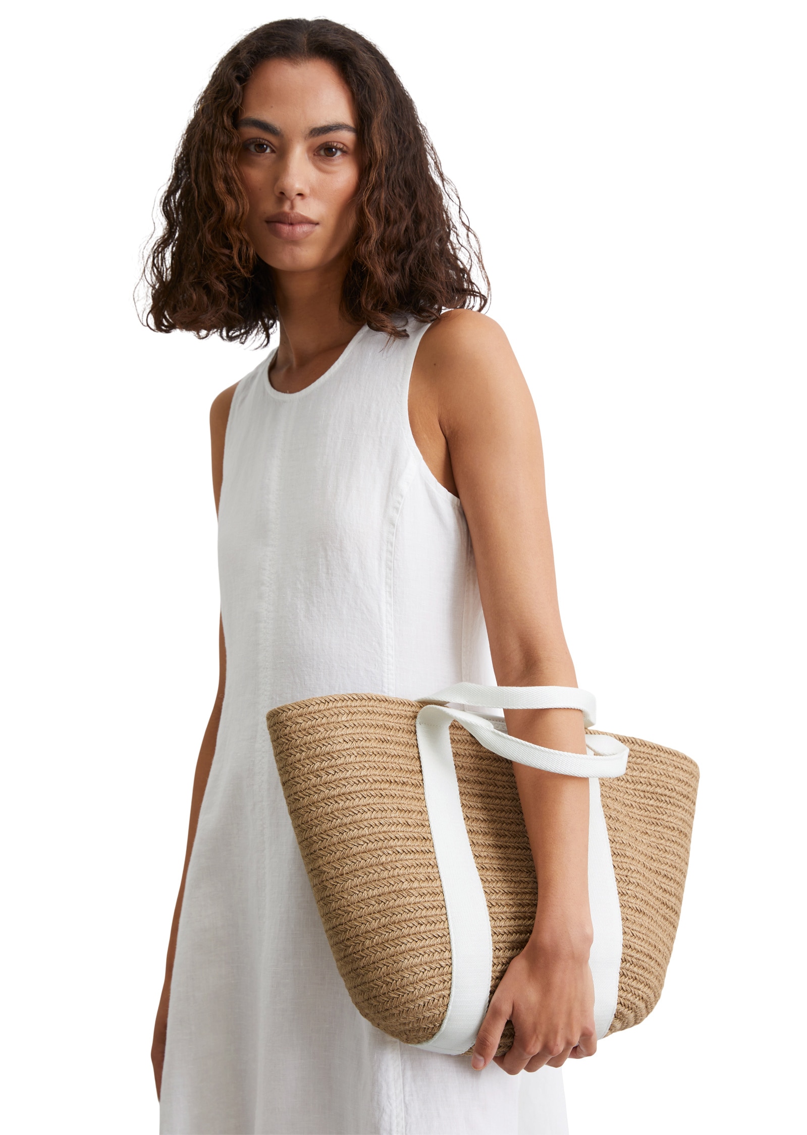 Marc O'Polo Shopper »aus geflochtener Jute«