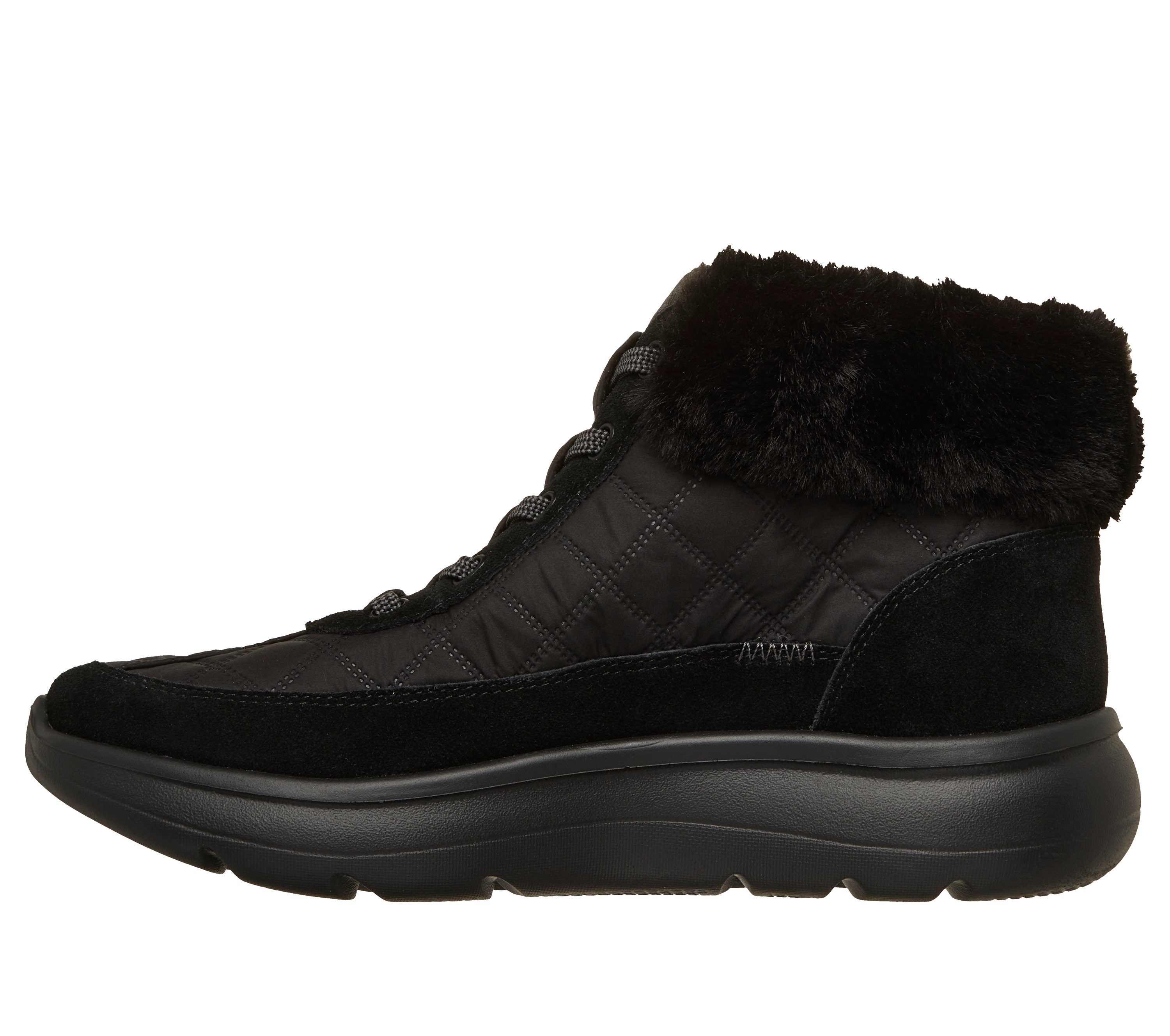 Skechers Winterstiefelette "ON-THE-GO ENCORE-MAISIE" Boots, elastischen Schnürsenkeln, Skechers Hands Free Slip-ins