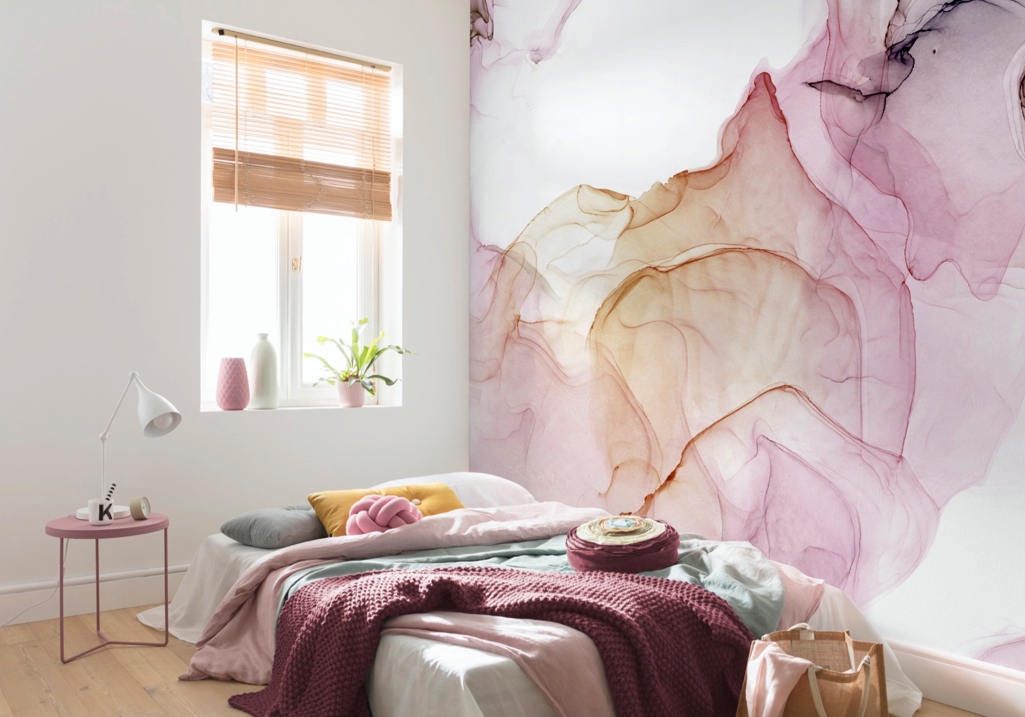Komar Vliestapete »Digitaldruck Vlies - Shiny Fluid - Größe 400 x 280 cm«, bedruckt, Wohnzimmer, Schlafzimmer