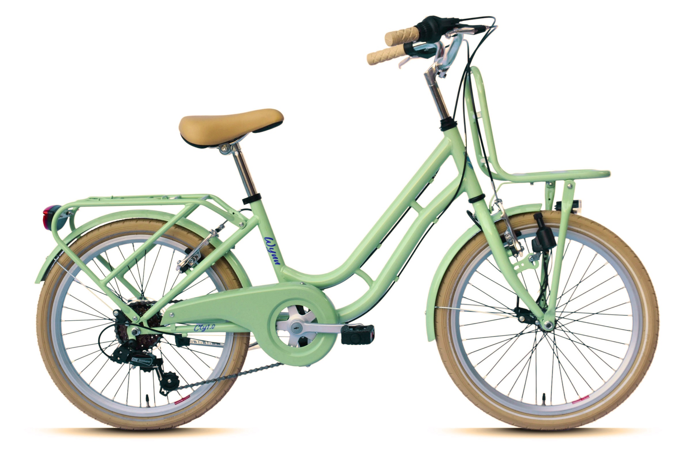 WYNN Kinderfahrrad "Kinderfahrrad 20 Zoll Shimano Tourney 6 Gang V-Brake Kinder KID1.0" 6 Gang Shimano Tourney Schaltwerk Kettenschaltung