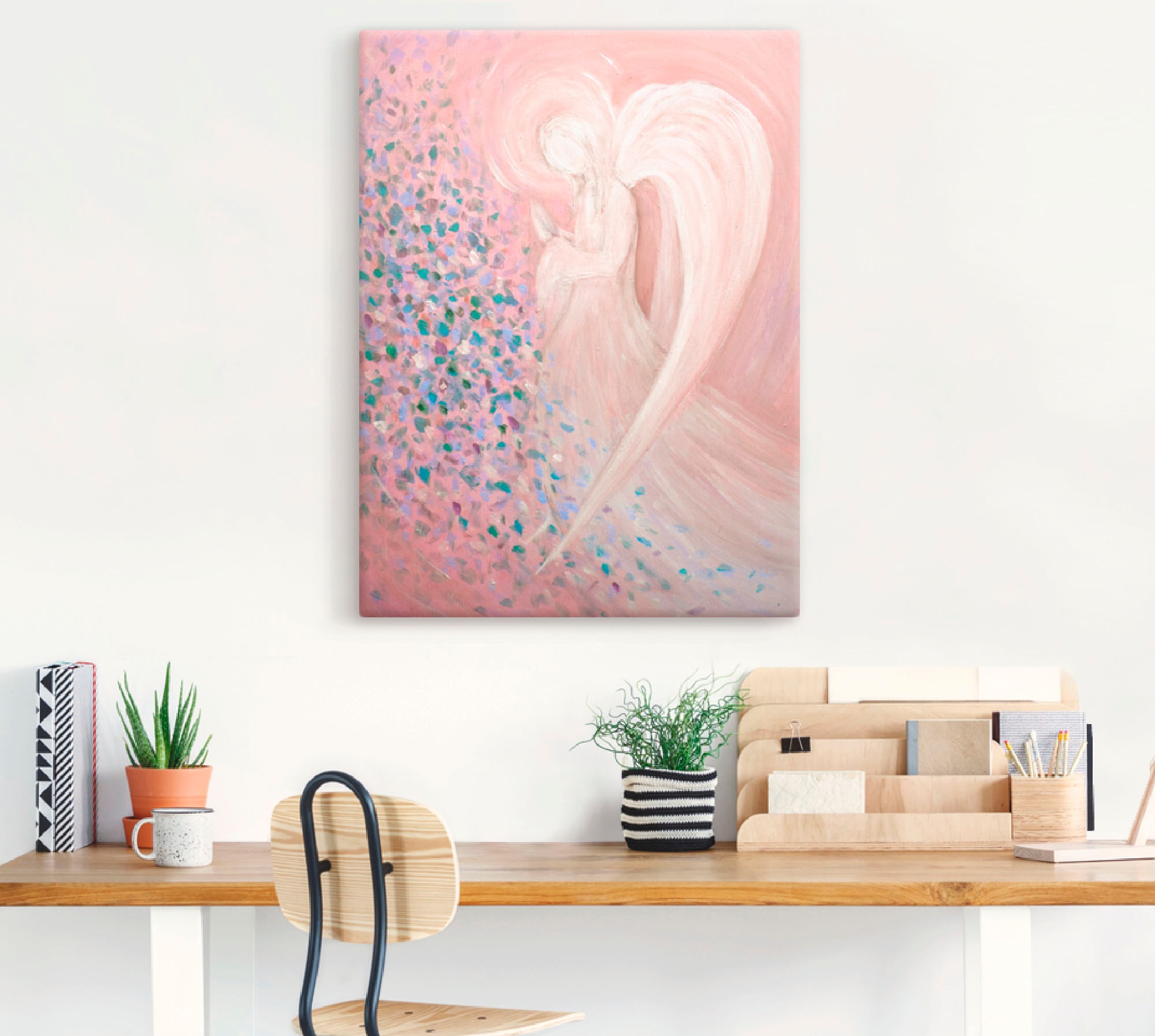 Artland Wandbild »Engelbild - pastell«, Religion, (1 St.), als Alubild, Outdoorbild, Leinwandbild, Poster, Wandaufkleber