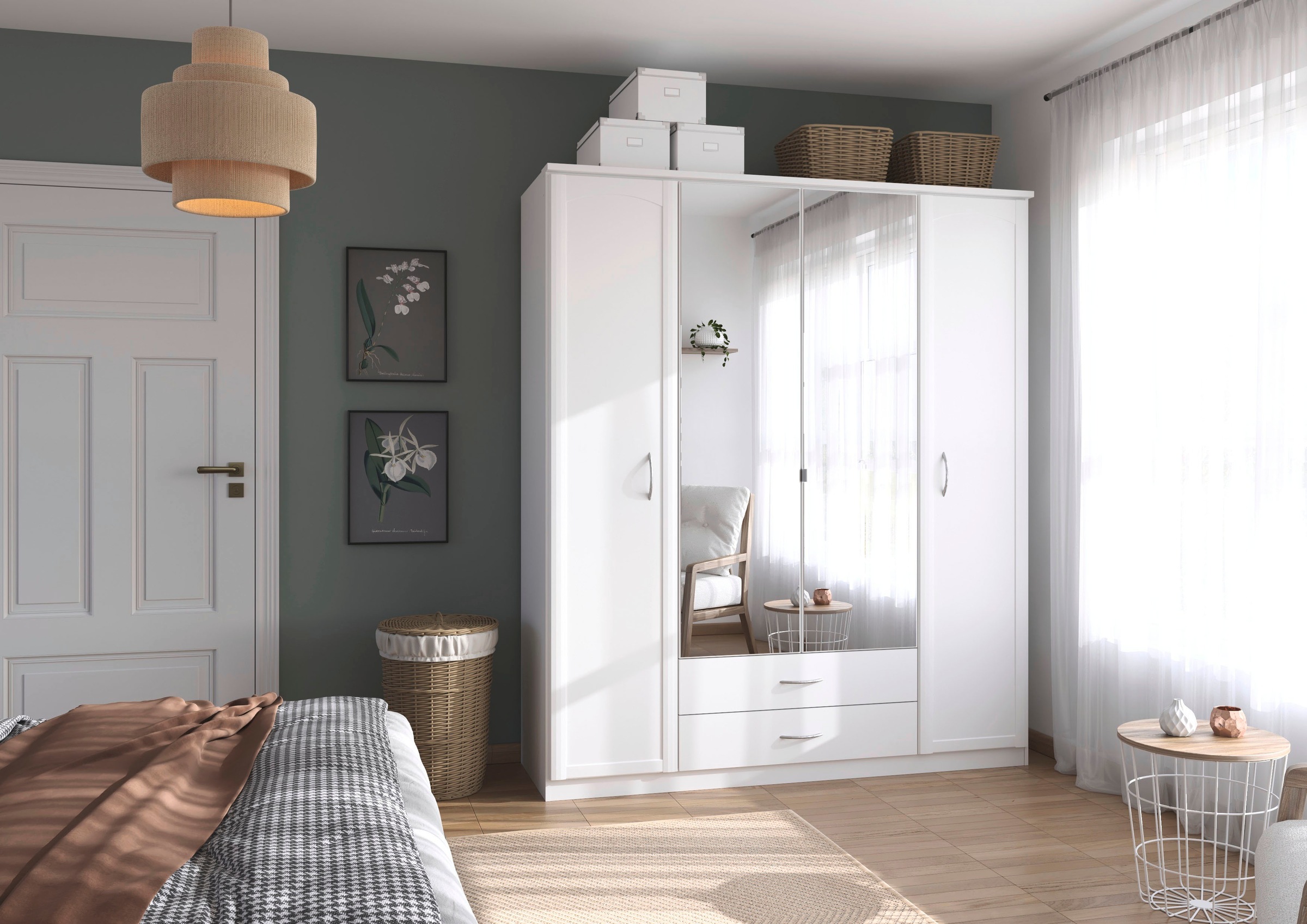 rauch Kleiderschrank "Schrank Garderobe Garderobenschrank Putzschrank Wäsch günstig online kaufen