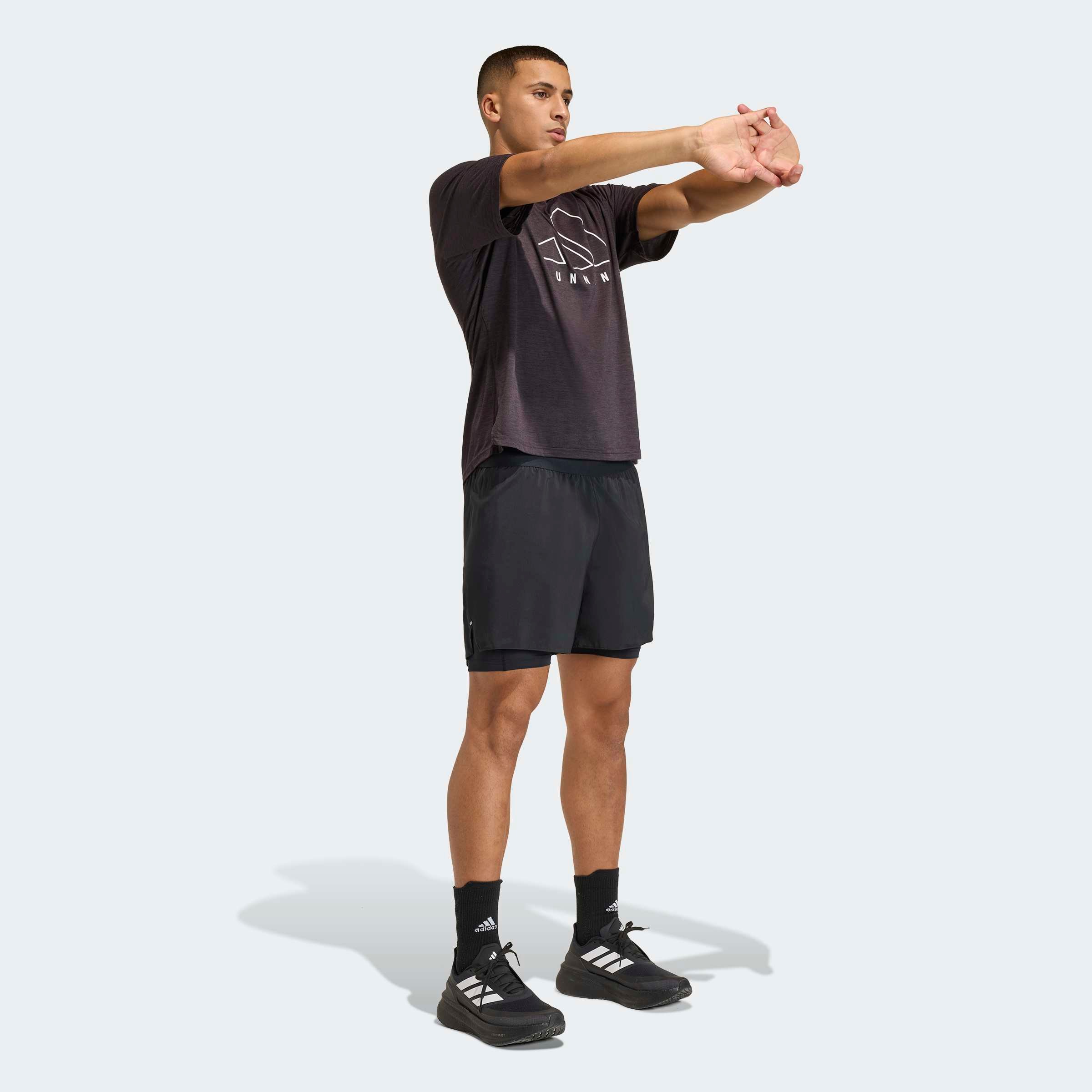 adidas Performance Laufshorts »ADI365 RUNNING ESSENTIALS 2IN1«