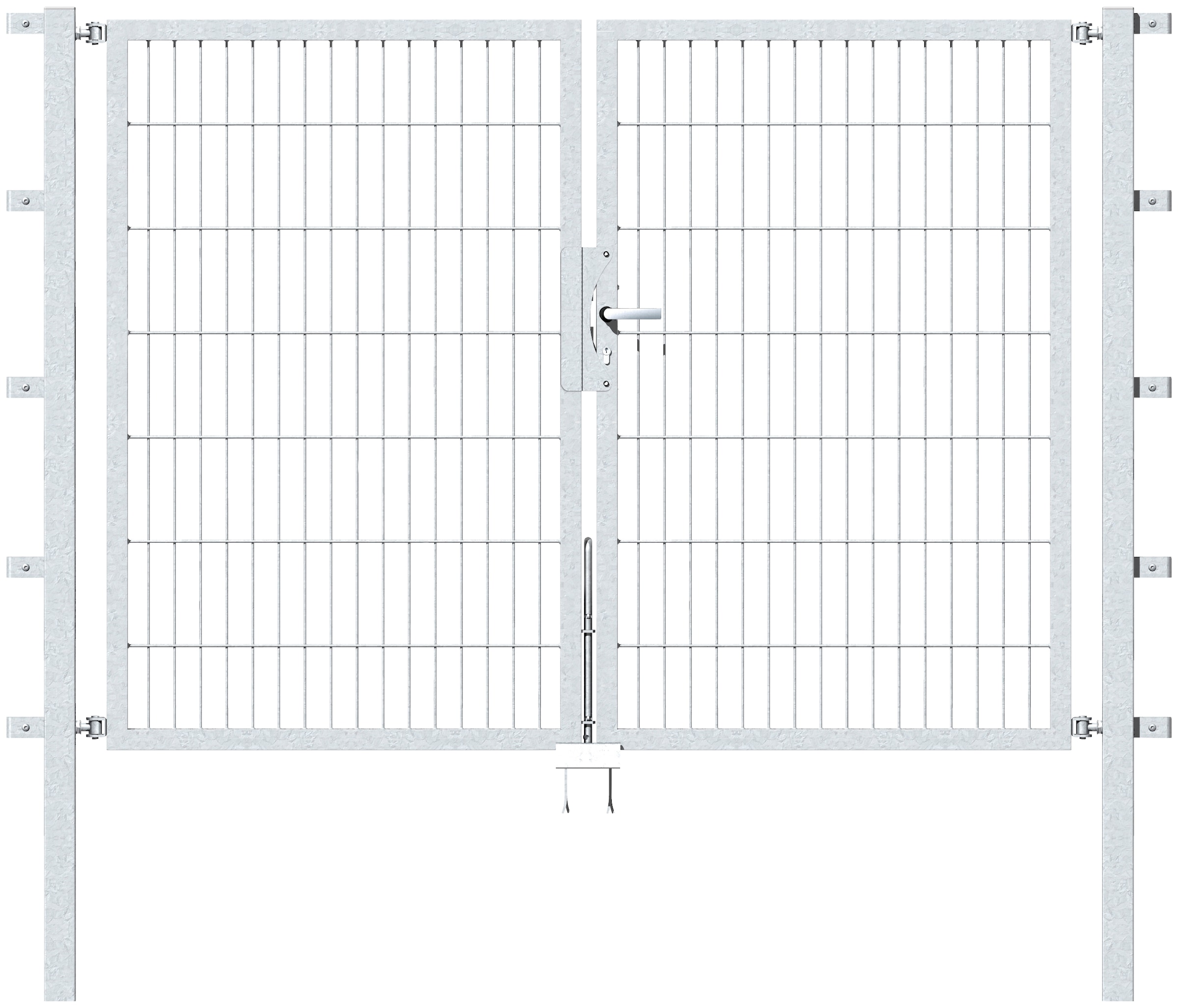 Alberts Zaundoppeltür "Flexo", 200 cm Breite, in versch. Höhen